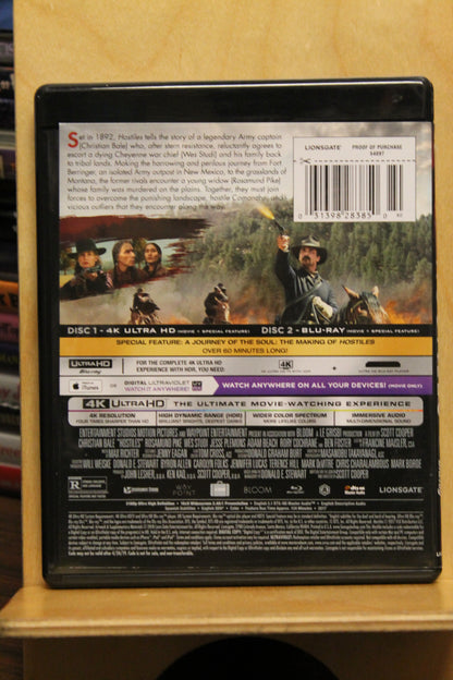Hostiles 4K UHD