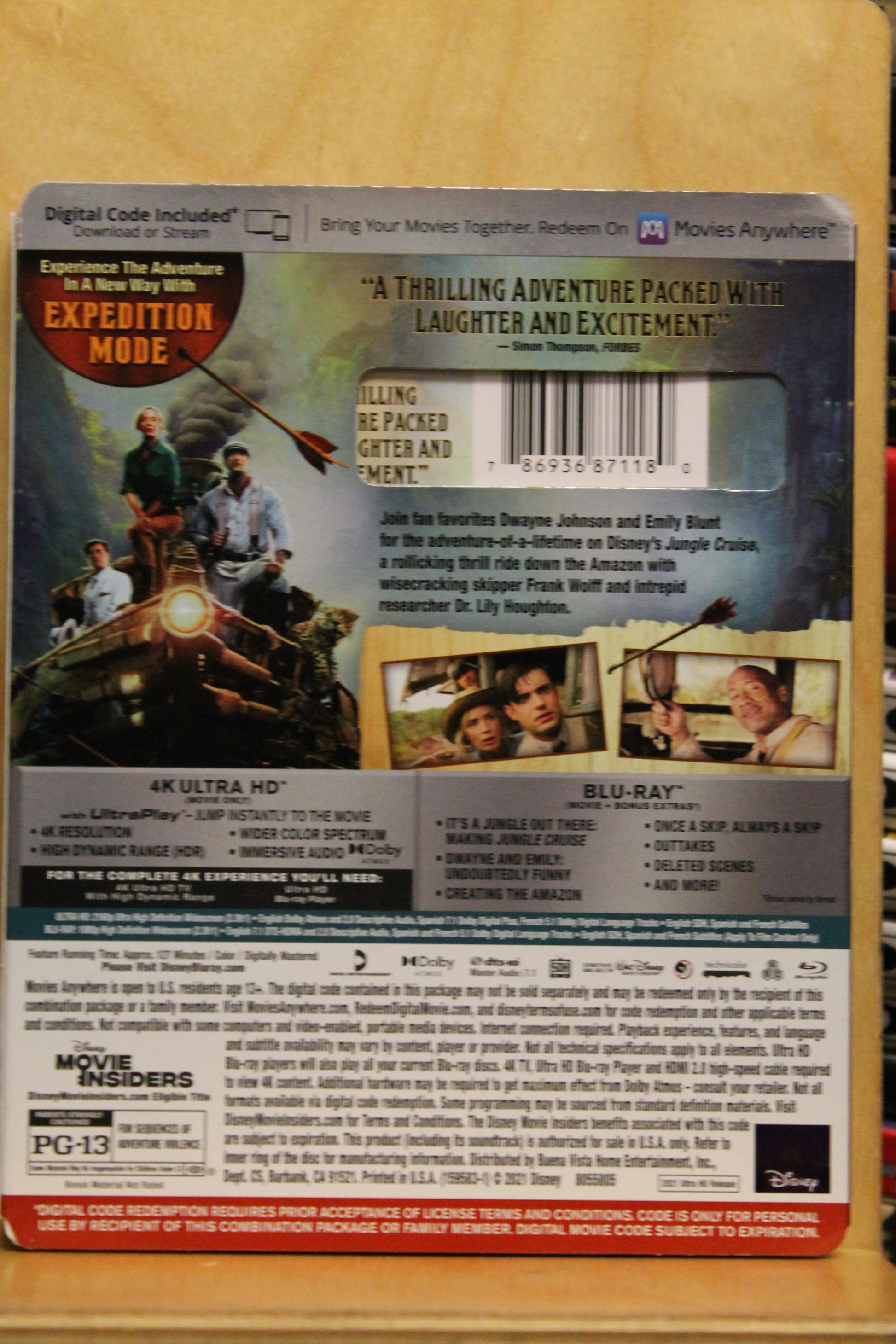 Jungle Cruise 4K UHD