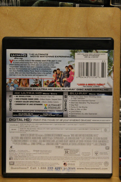 Mike and Dave Need Wedding Dates 4K UHD