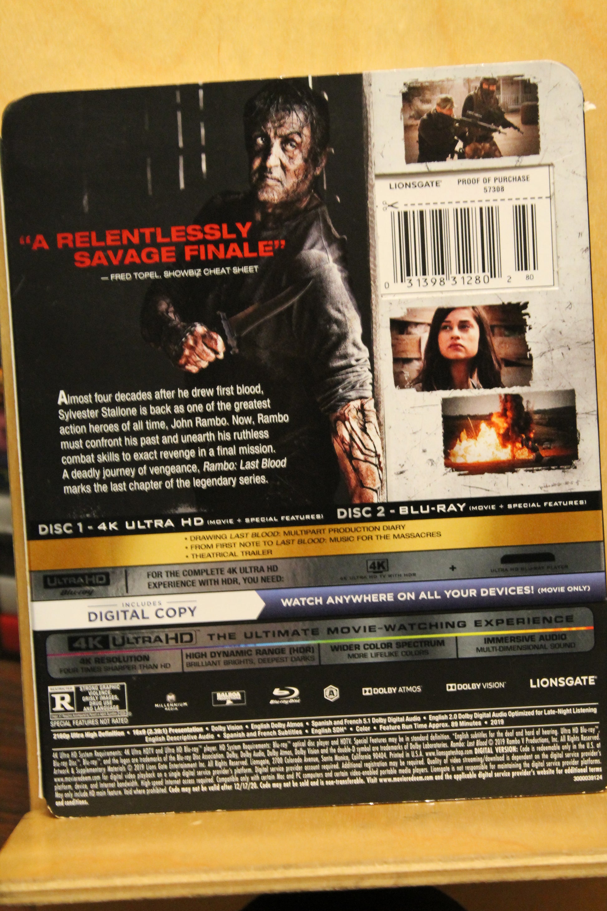 Rambo: Last Blood 4K UHD