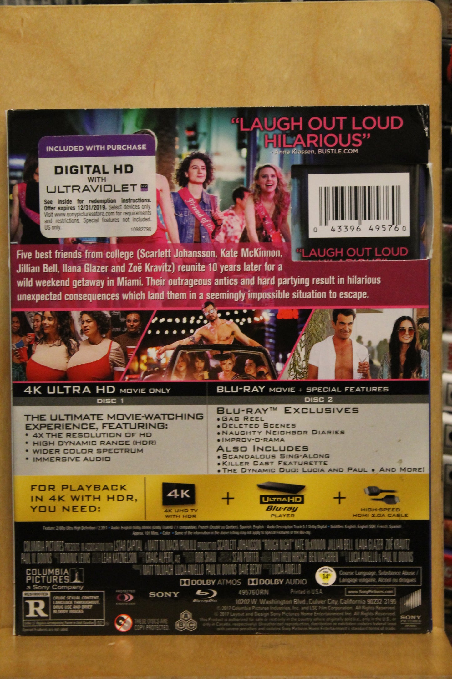 Rough Night 4K UHD