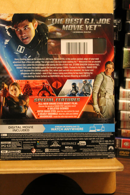 Snake Eyes: G.I. Joe Origins 4K UHD
