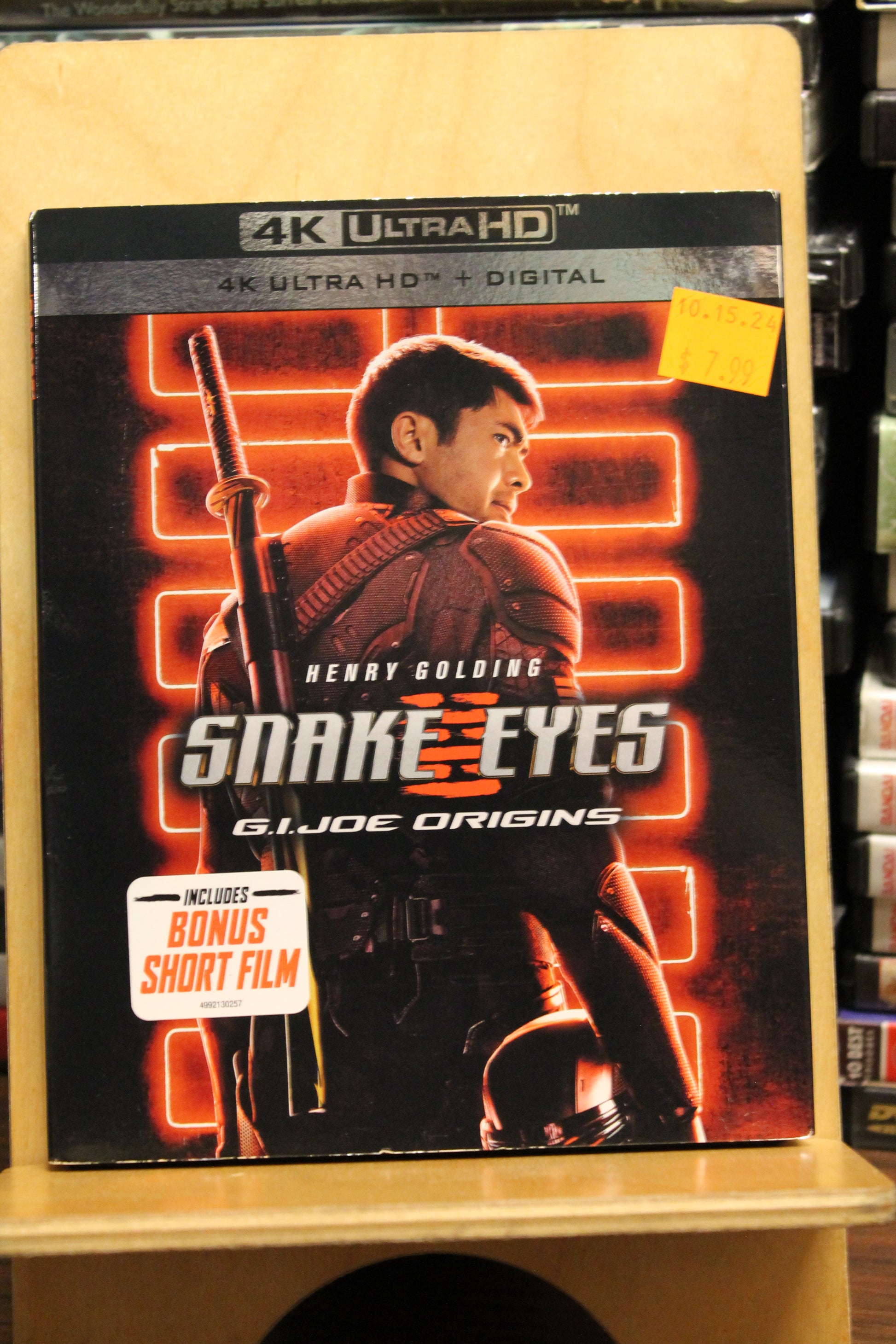 Snake Eyes: G.I. Joe Origins 4K UHD
