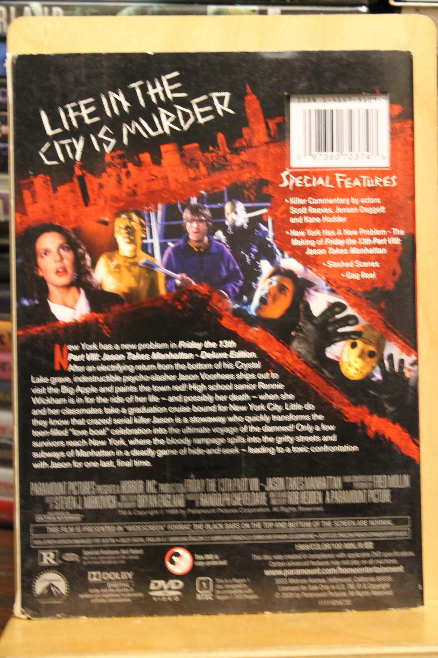 Friday the 13th Part VIII: Jason Takes Manhattan DVD