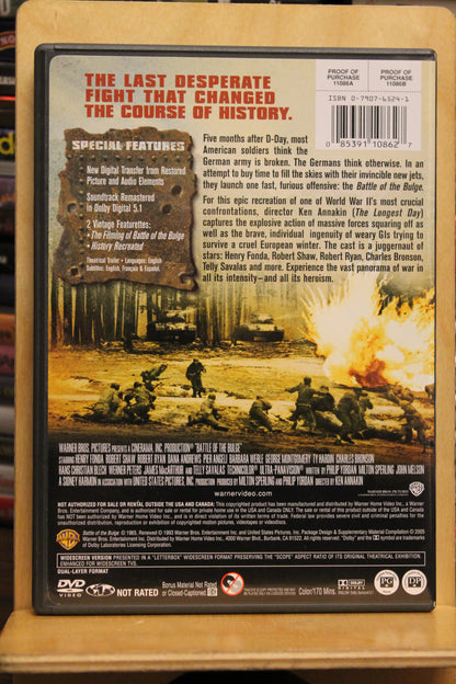 Battle of the Bulge DVD