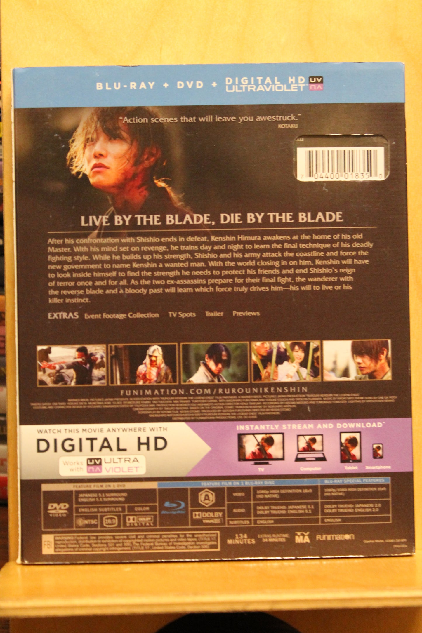 Rurouni Kenshin Part III: The Legend Ends Blu-ray