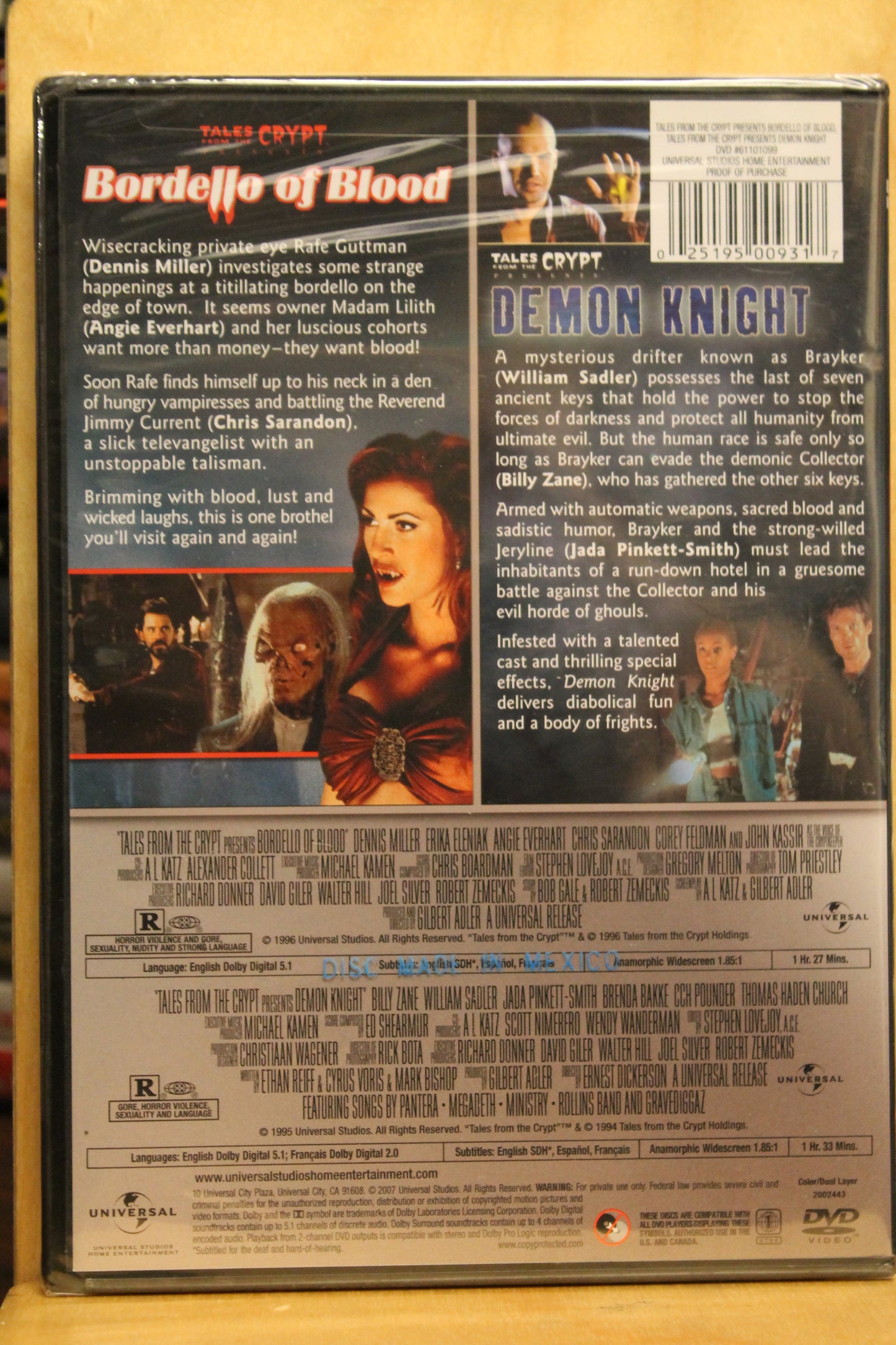 Bordello of Blood DVD