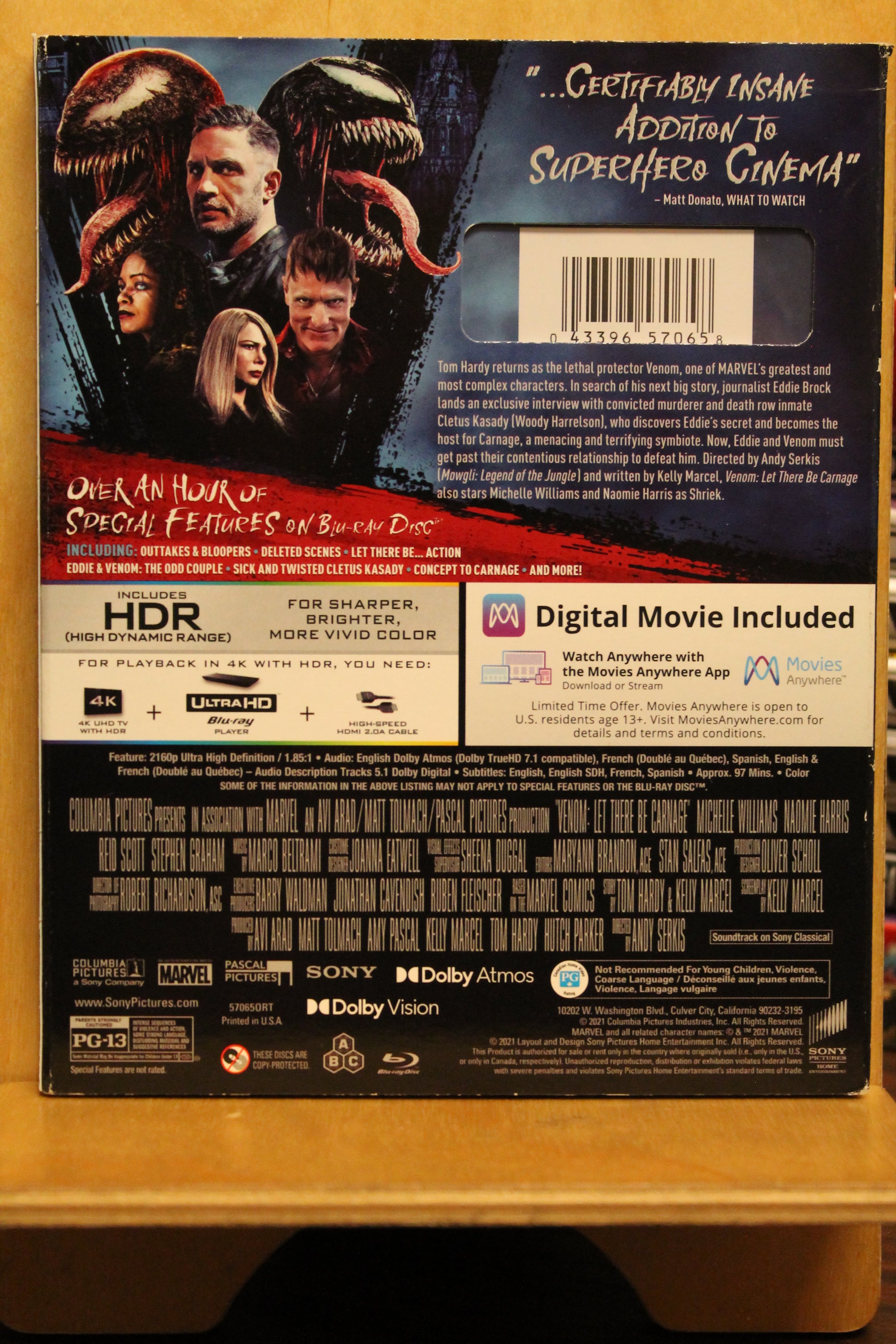 Venom: Let There Be Carnage 4K UHD