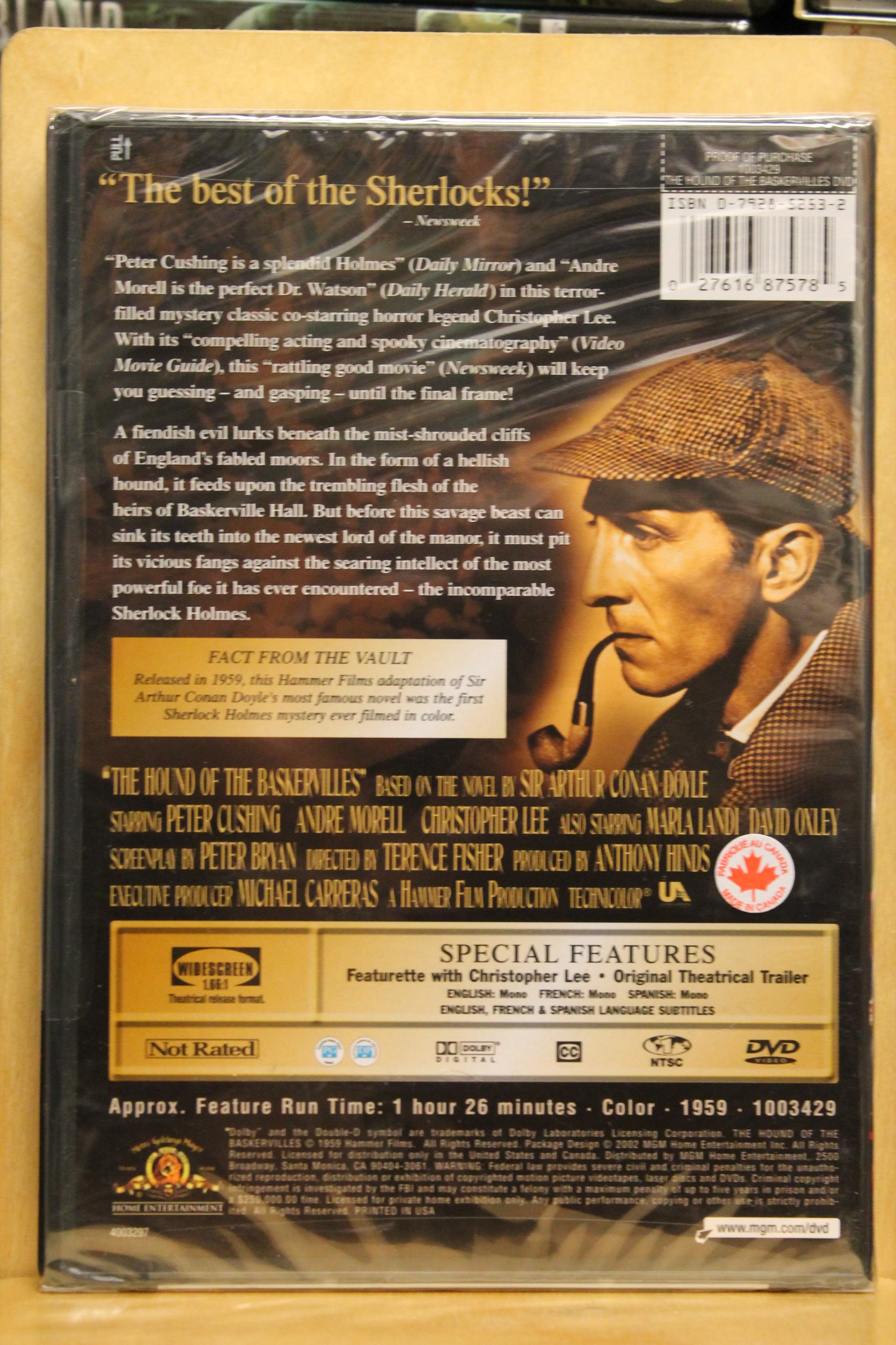 The Hound of the Baskervilles DVD