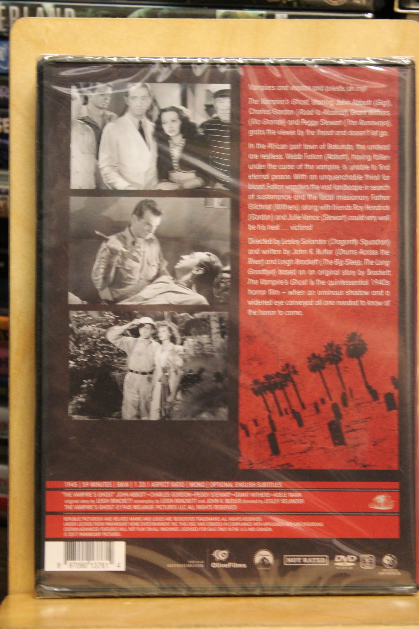 The Vampire's Ghost DVD