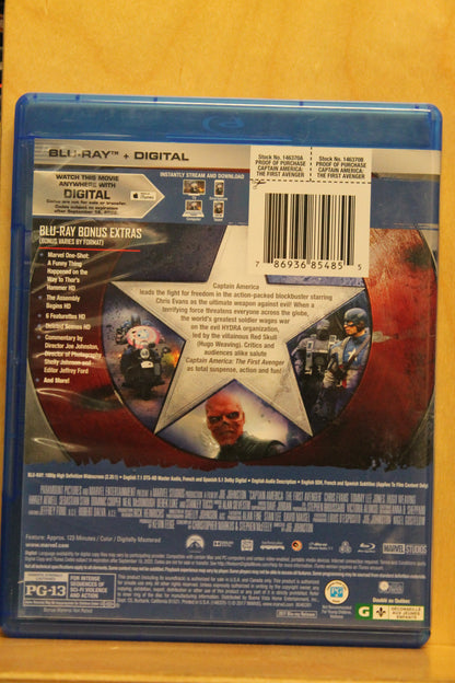 Captain America: The First Avenger Blu-ray