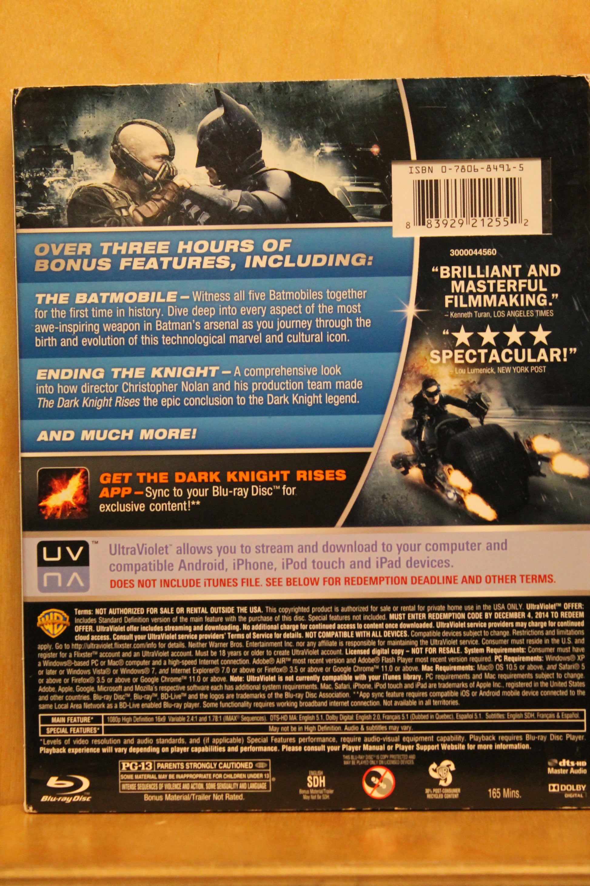 The Dark Knight Rises Blu-ray