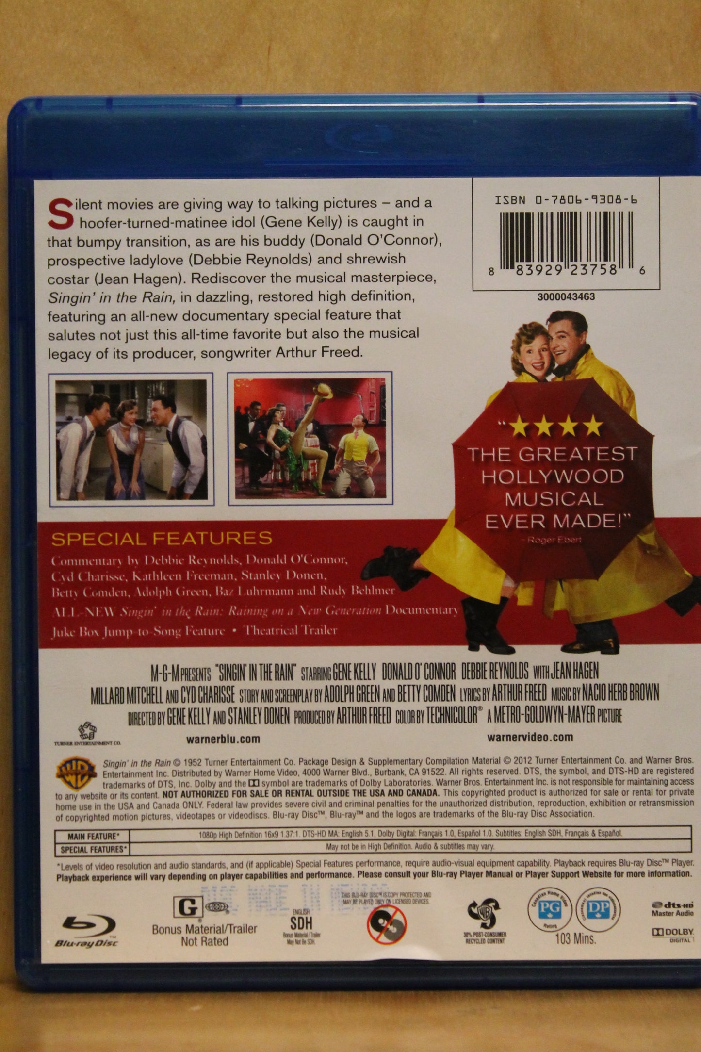 Singin' in the Rain Blu-ray