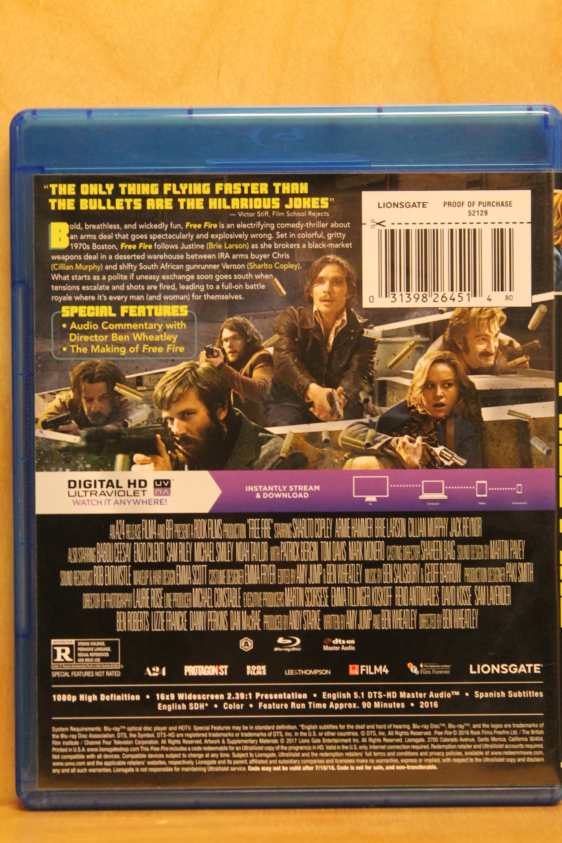 Free Fire Blu-ray