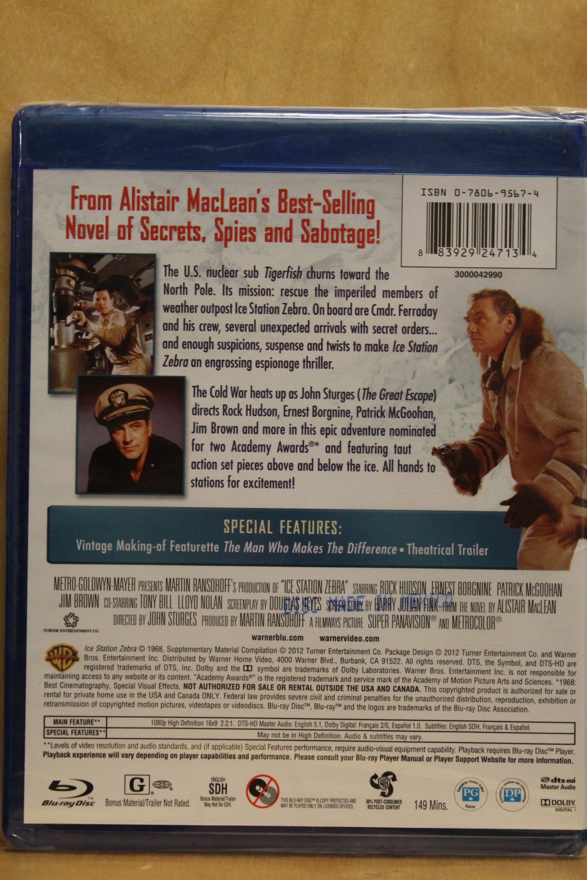 Ice Station Zebra Blu-ray