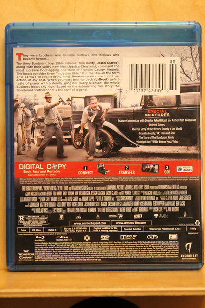 Lawless Blu-ray