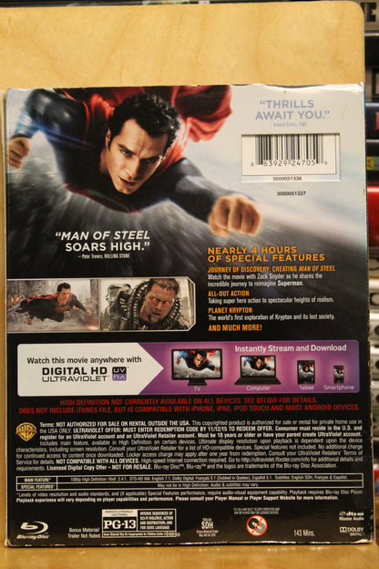Man of Steel Blu-ray