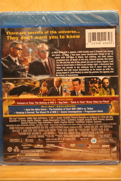 Men in Black 3 Blu-ray