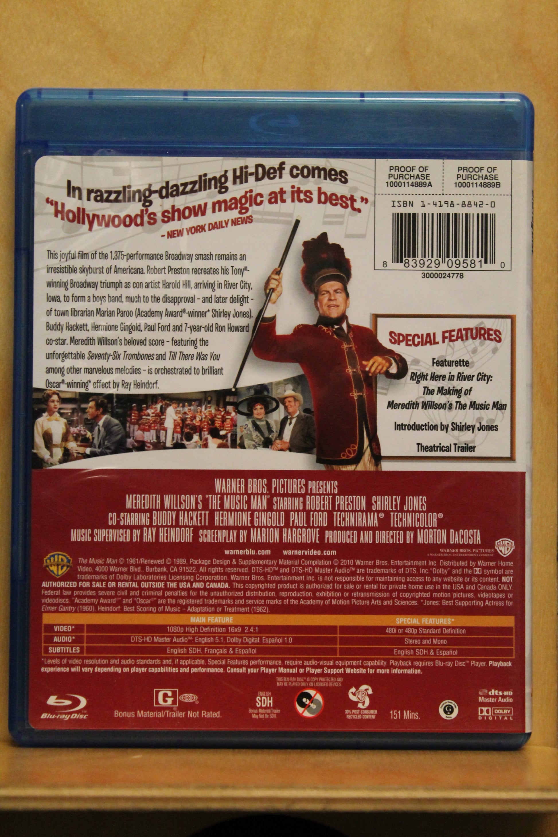 The Music Man Blu-ray