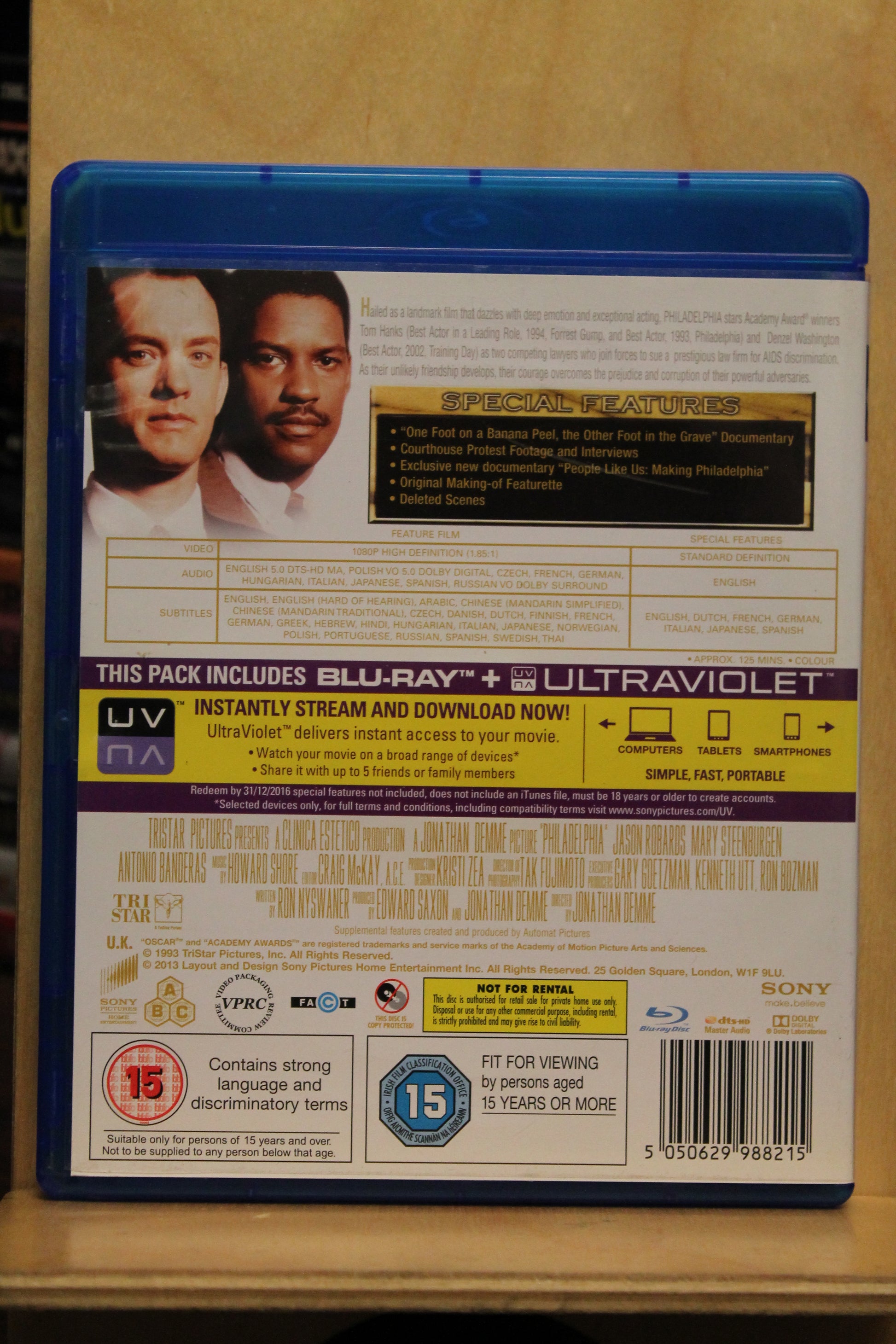 Philadelphia Blu-ray