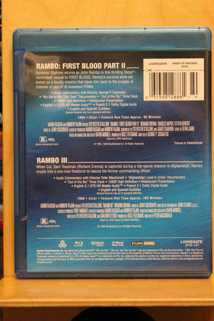 Rambo: First Blood Part II Blu-ray