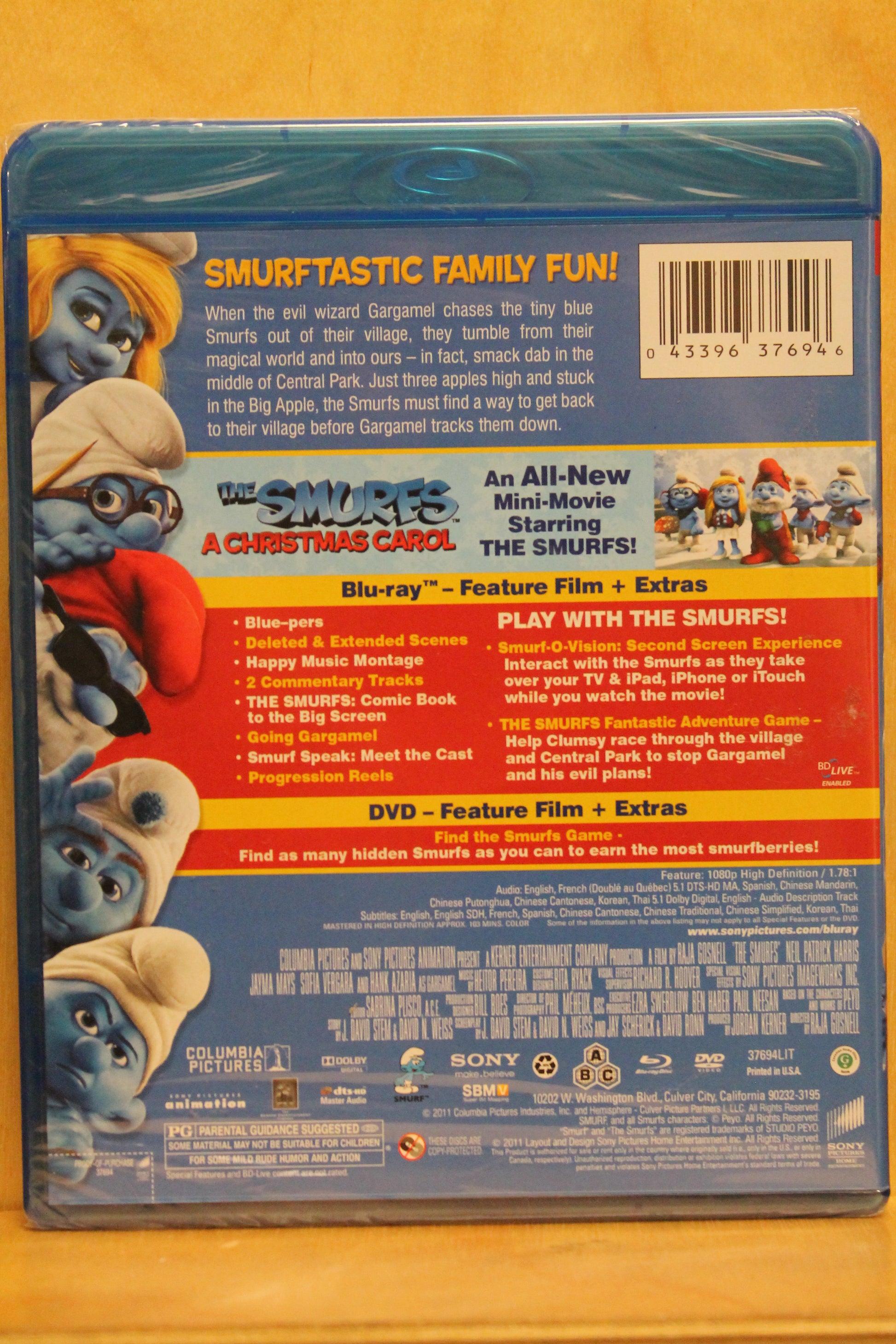 The Smurfs Blu-ray