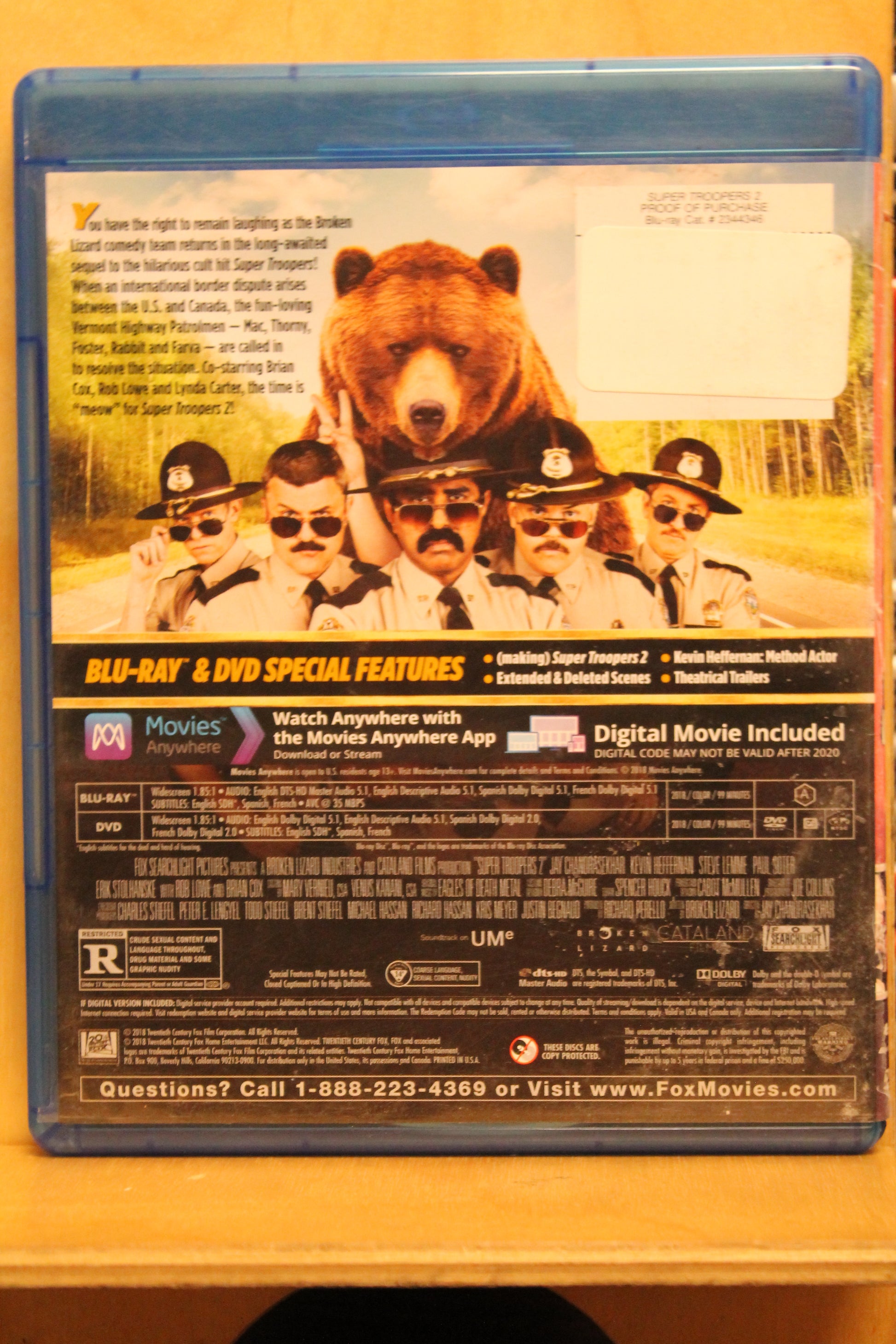 Super Troopers 2 Blu-ray