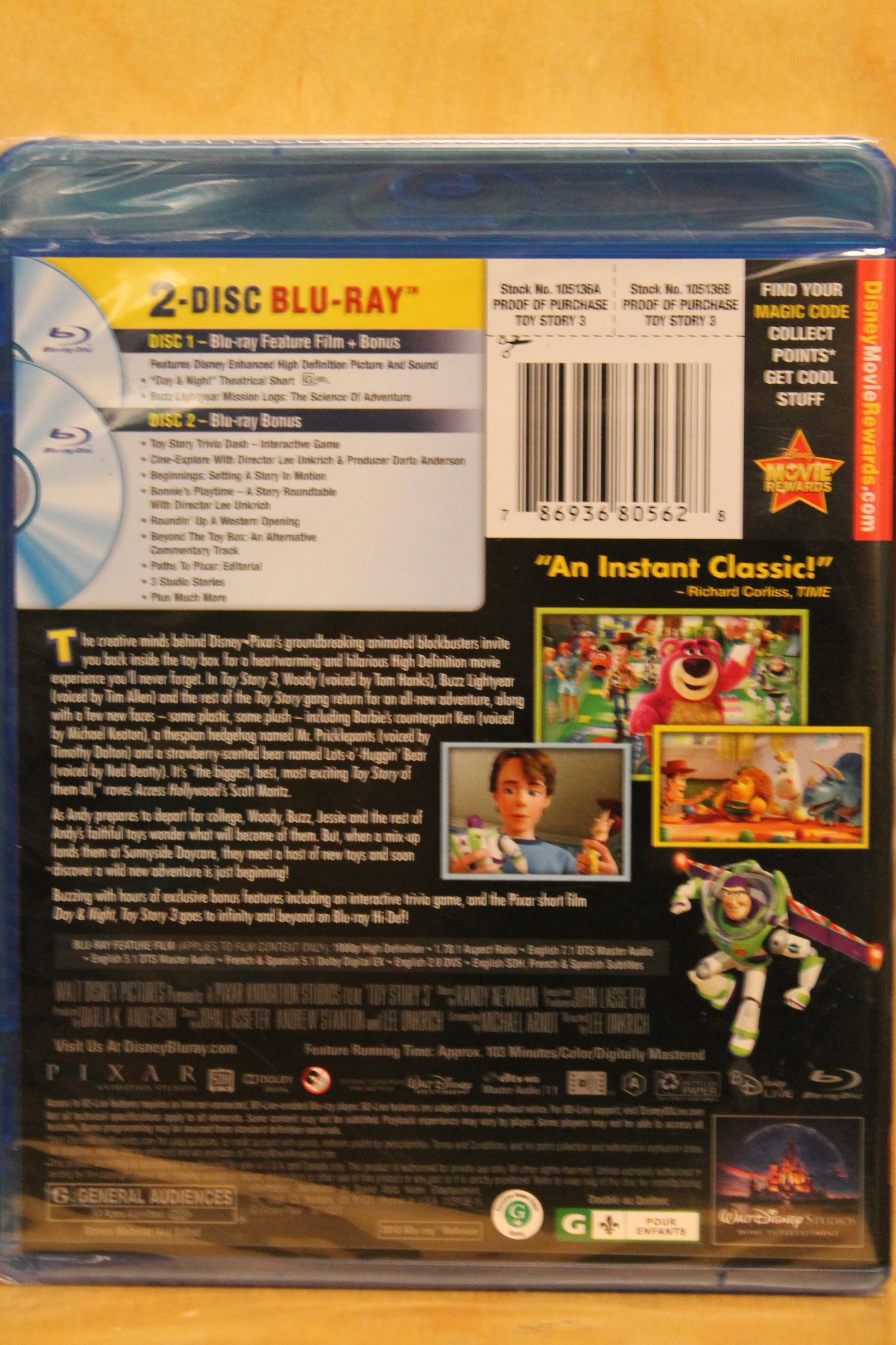 Toy Story 3 Blu-ray