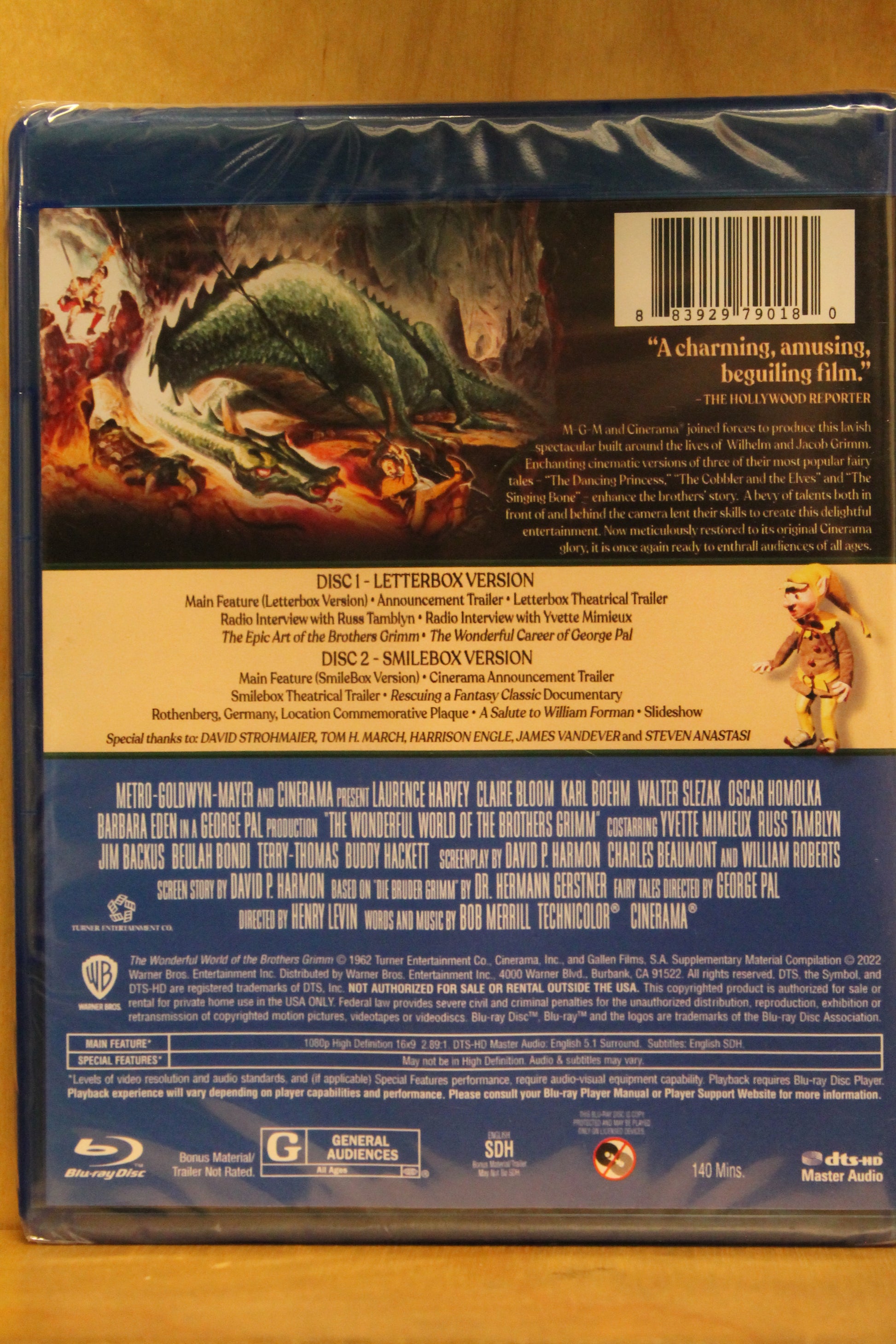 The Wonderful World of the Brothers Grimm Blu-ray