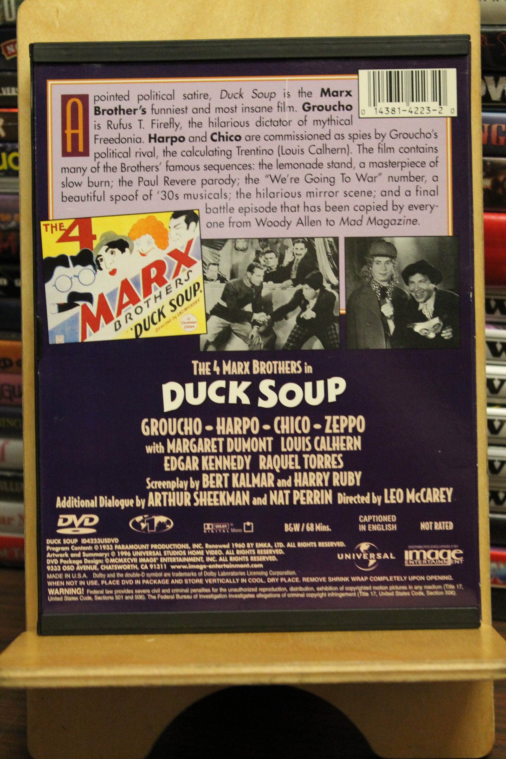 Duck Soup DVD