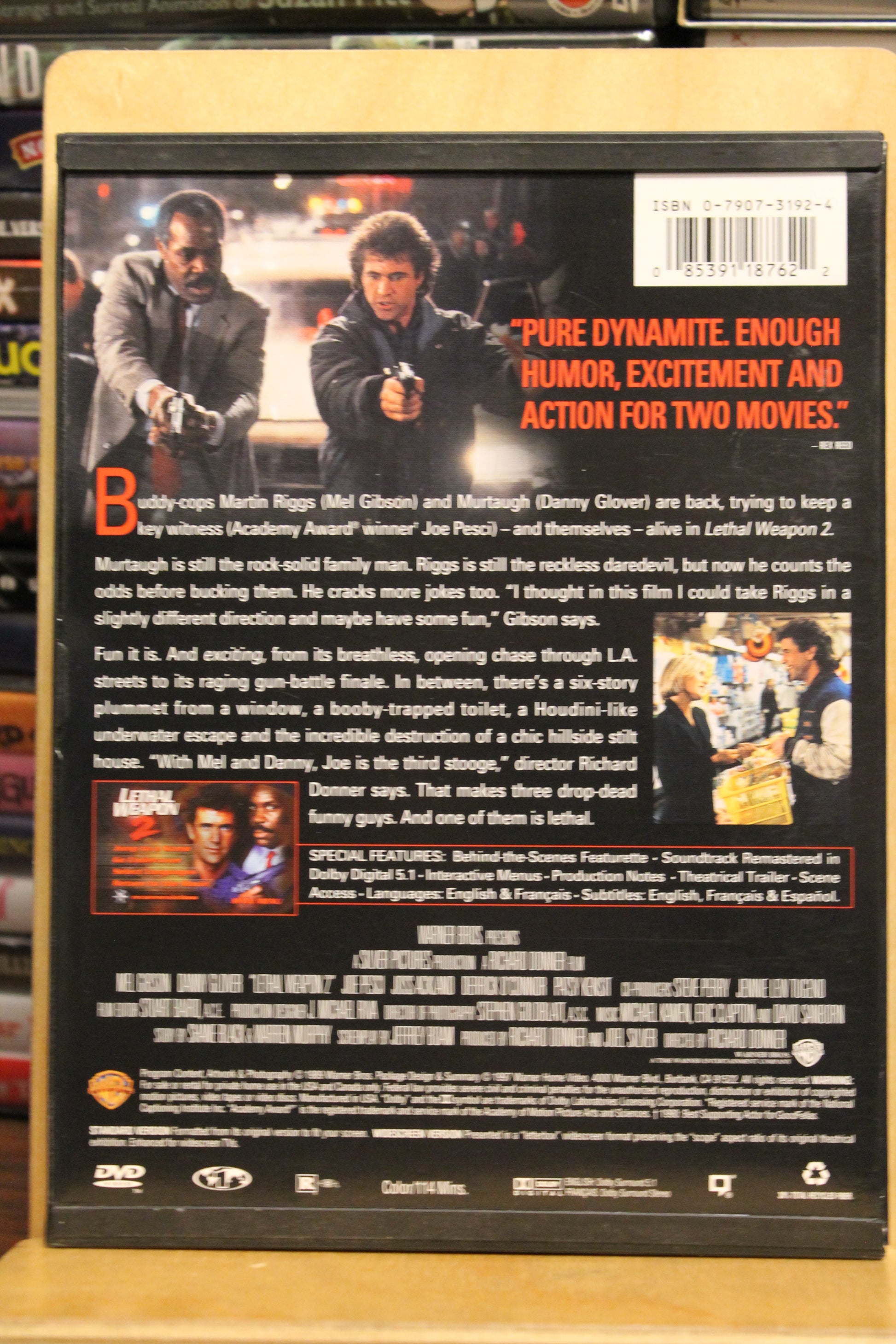 Lethal Weapon 2 DVD