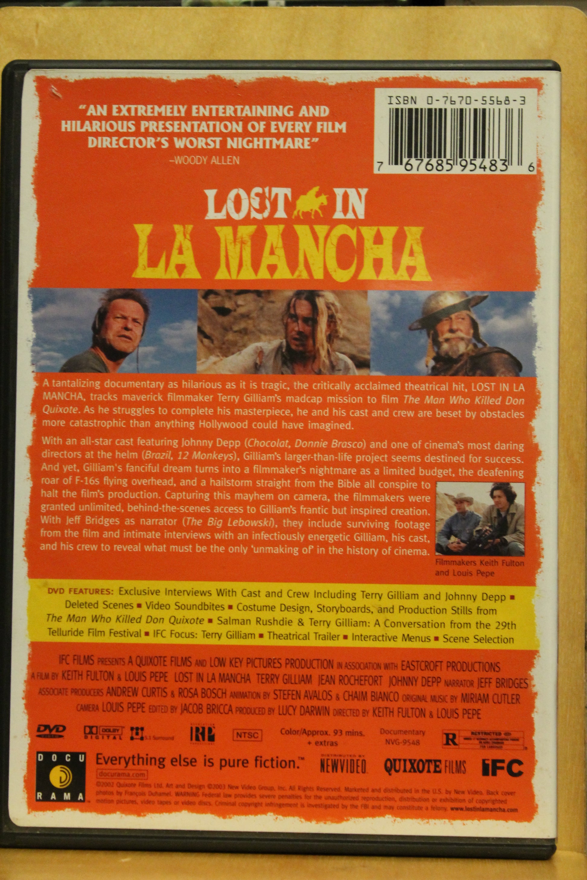 Lost in La Mancha DVD