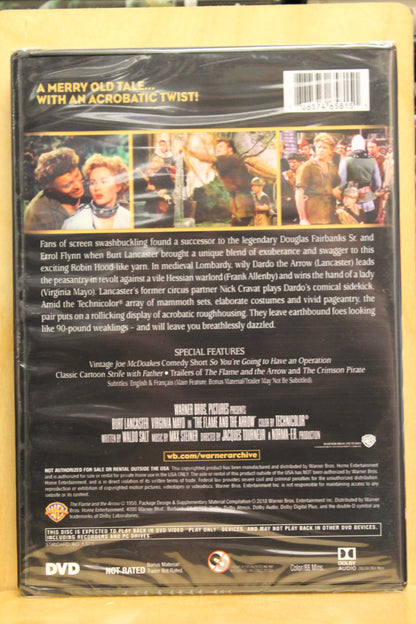 The Flame and the Arrow DVD