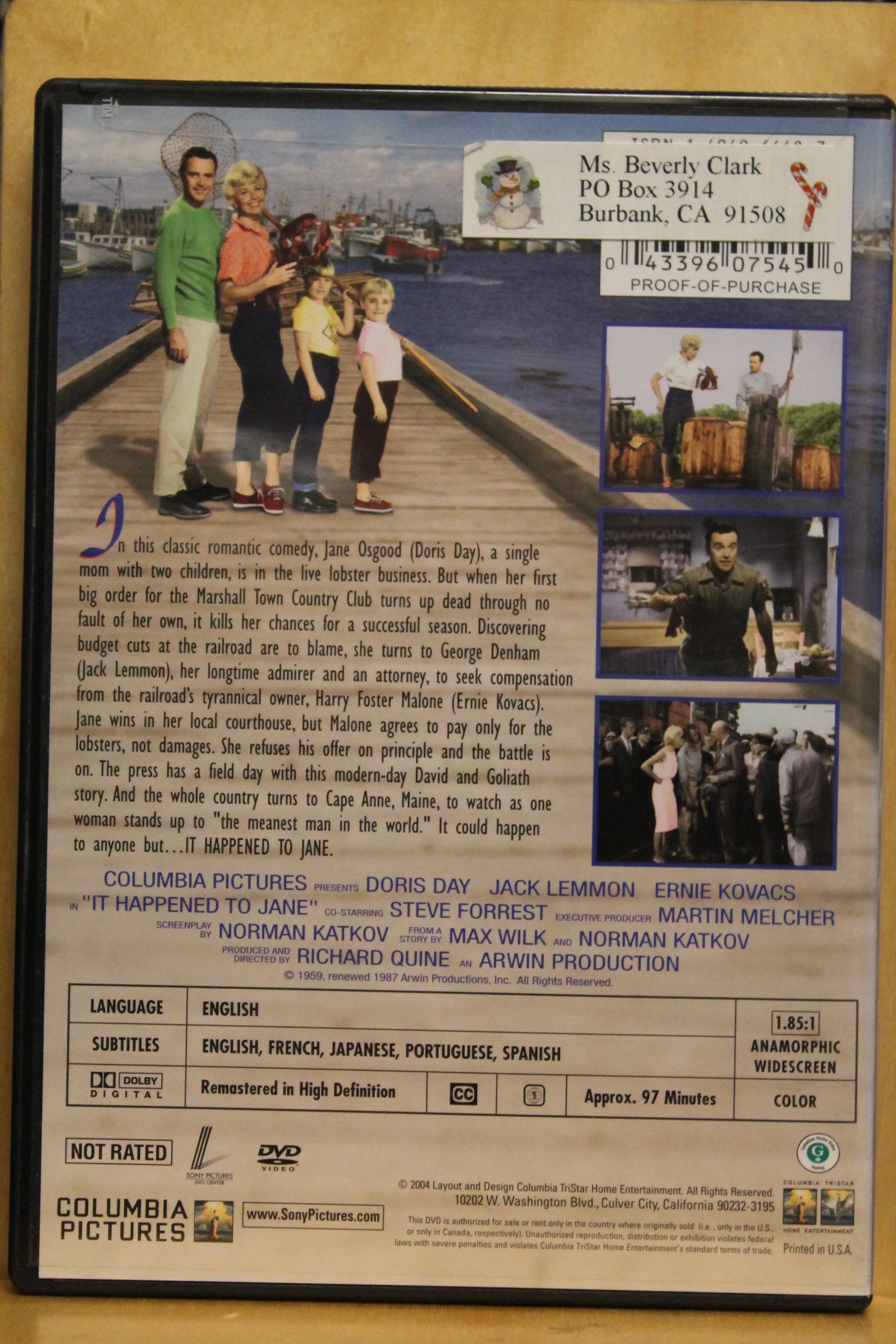 It Happened to Jane DVD