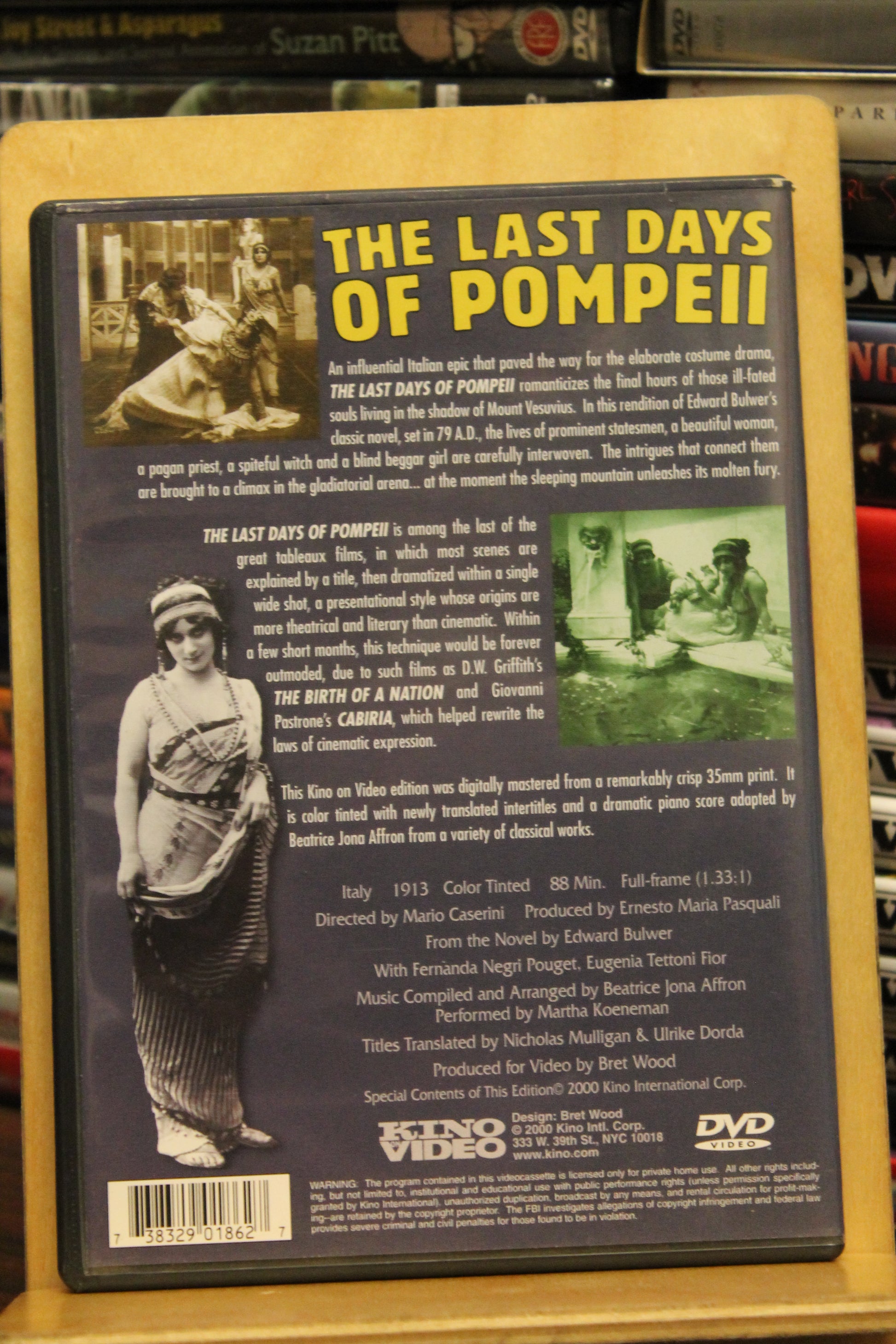 The Last Days of Pompeii DVD
