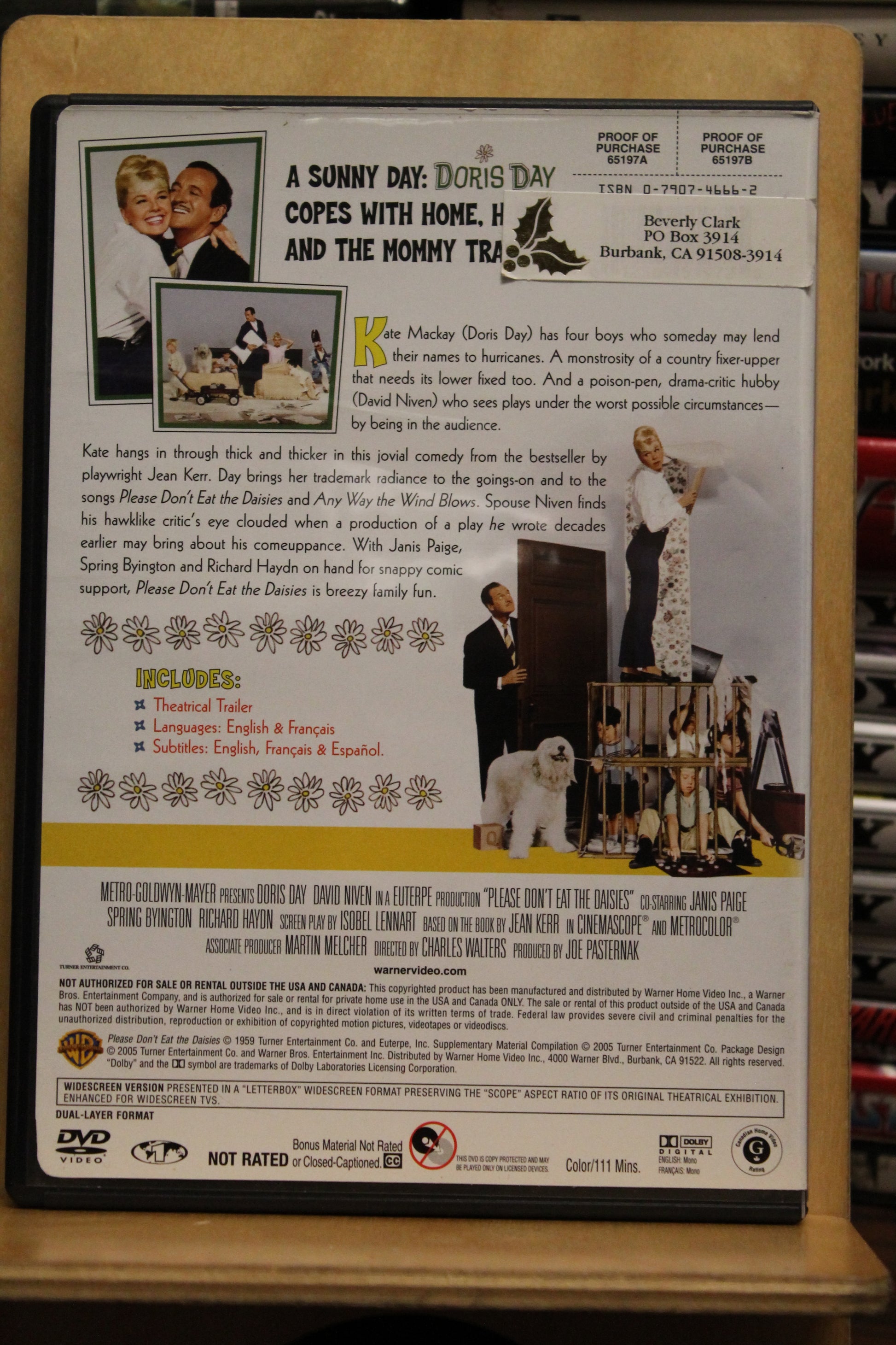 Please Don't Eat the Daisies DVD