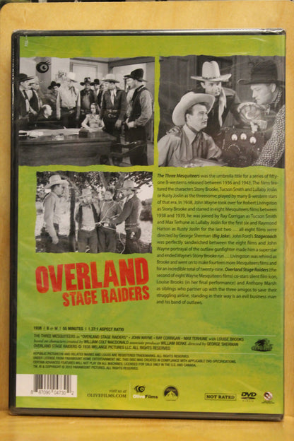 Overland Stage Raiders DVD