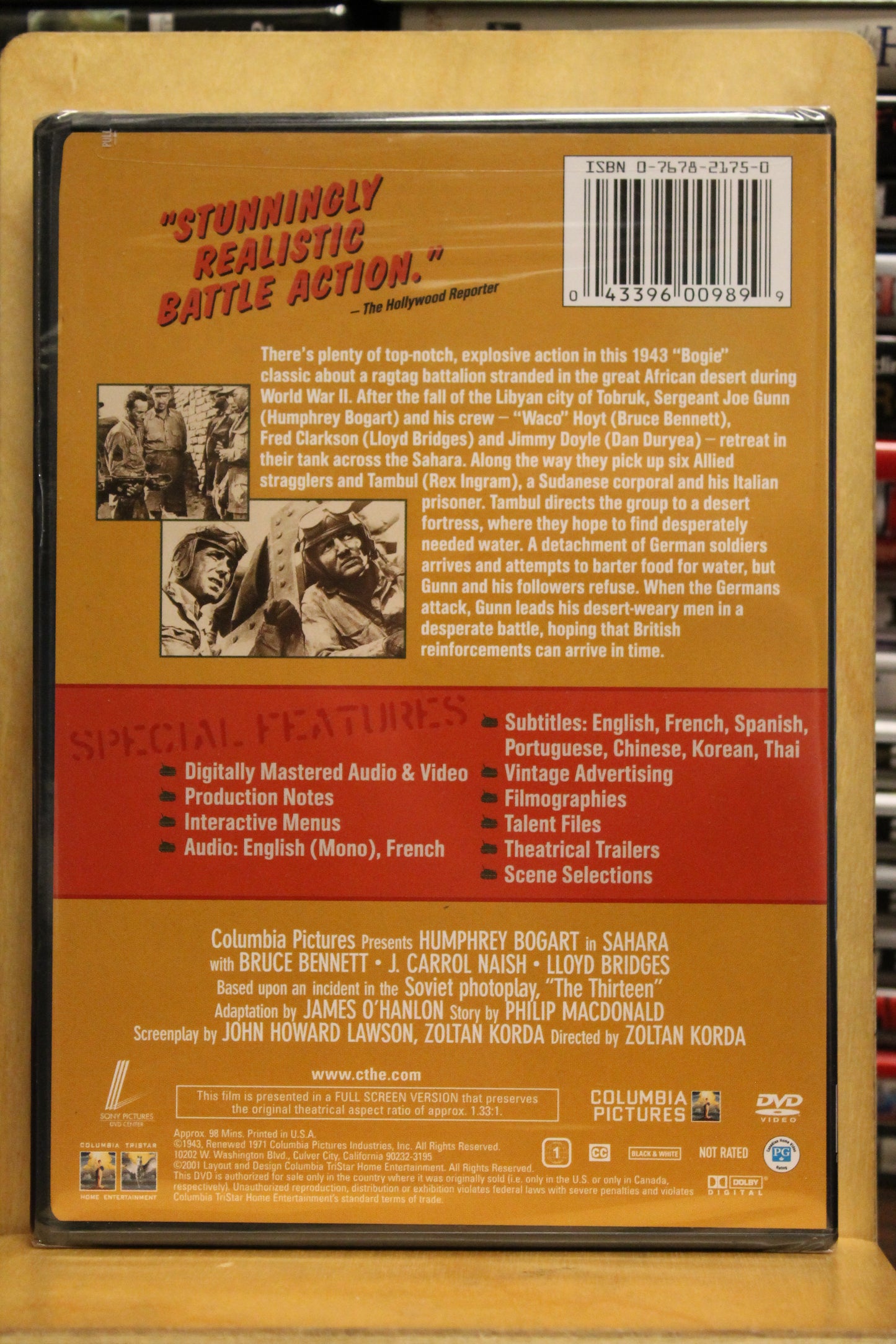 Sahara DVD