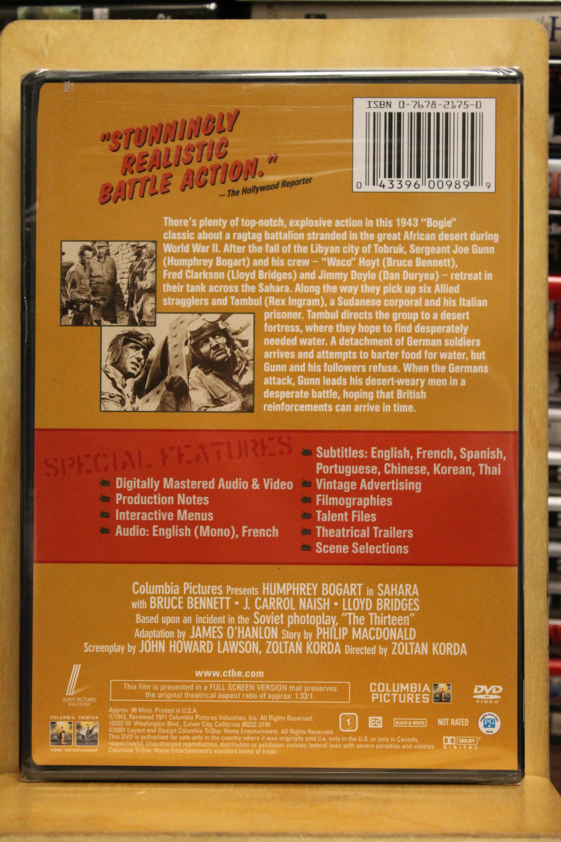 Sahara DVD