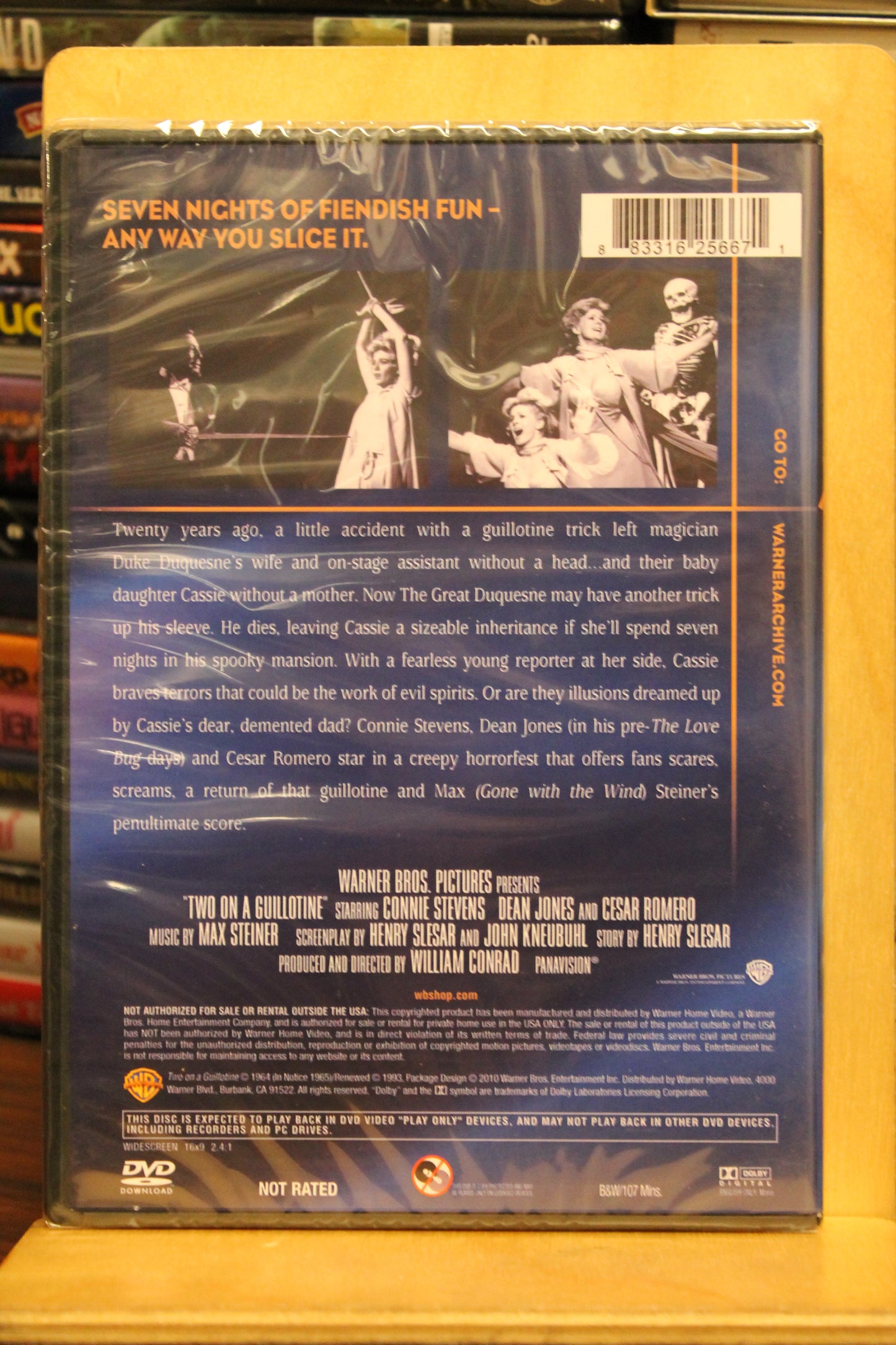 Two on a Guillotine DVD