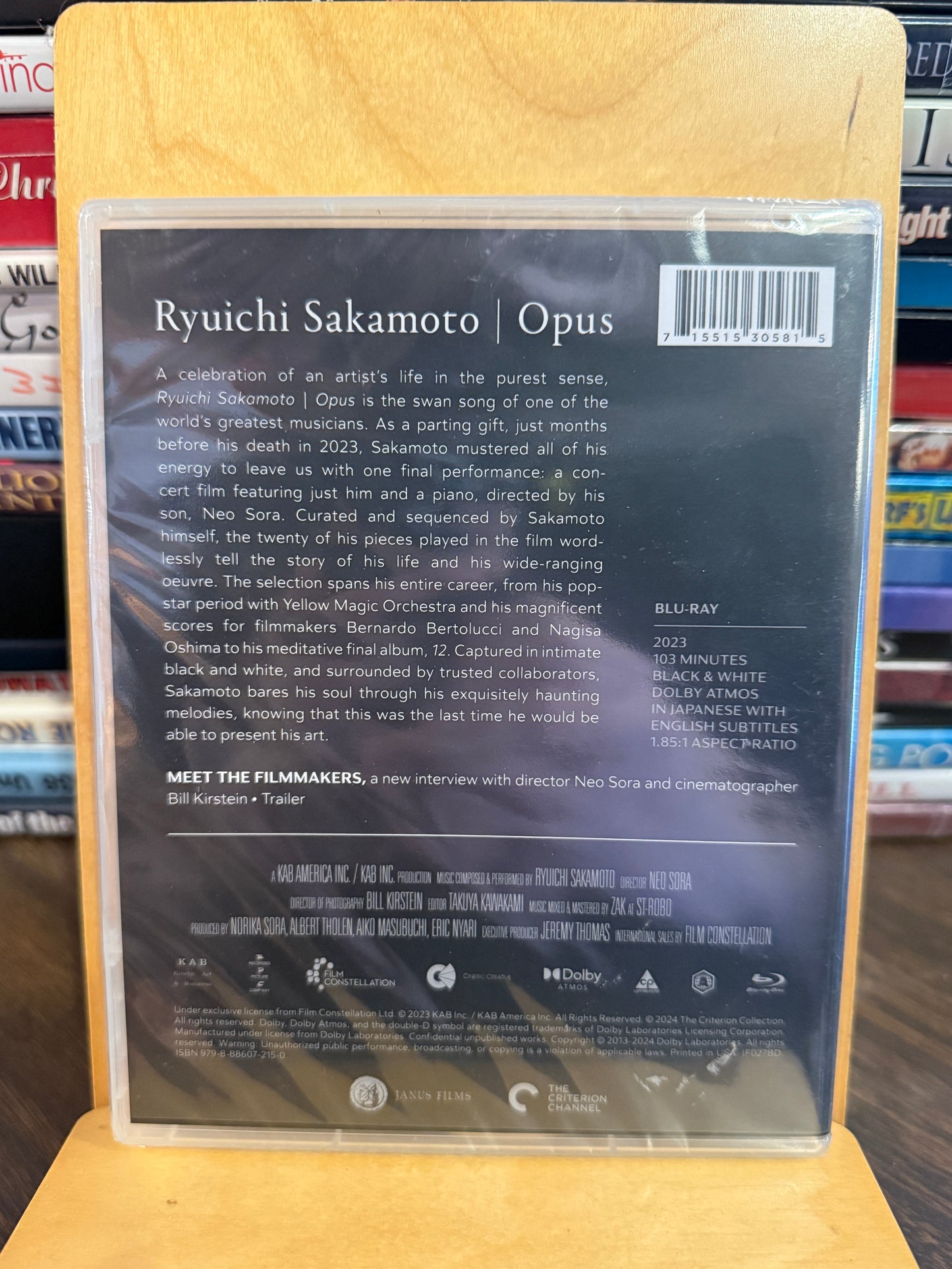 Ryuichi Sakamoto: Opus Blu-ray