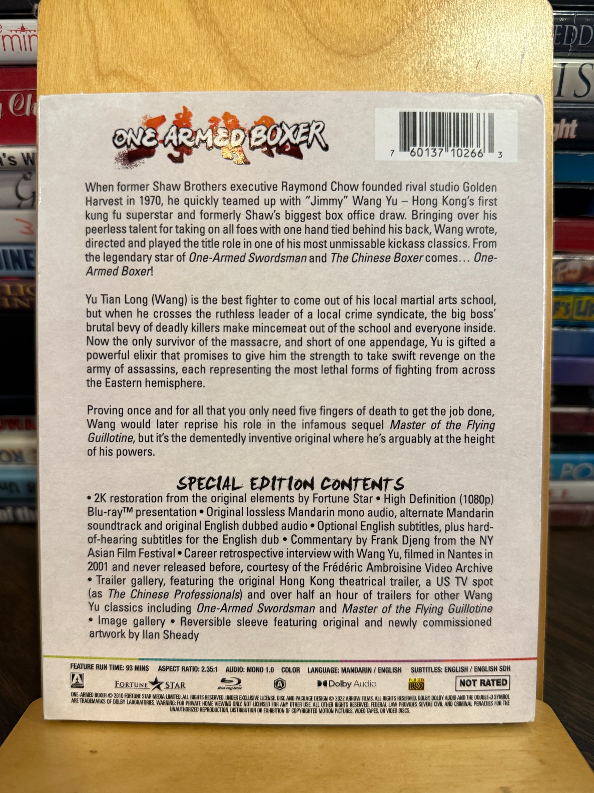 One-Armed Boxer Blu-ray