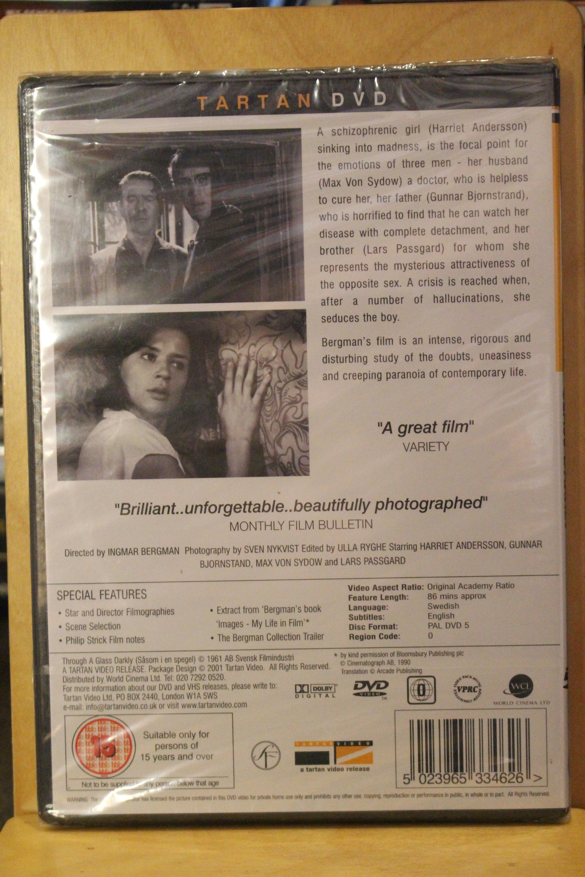 Through a Glass Darkly DVD