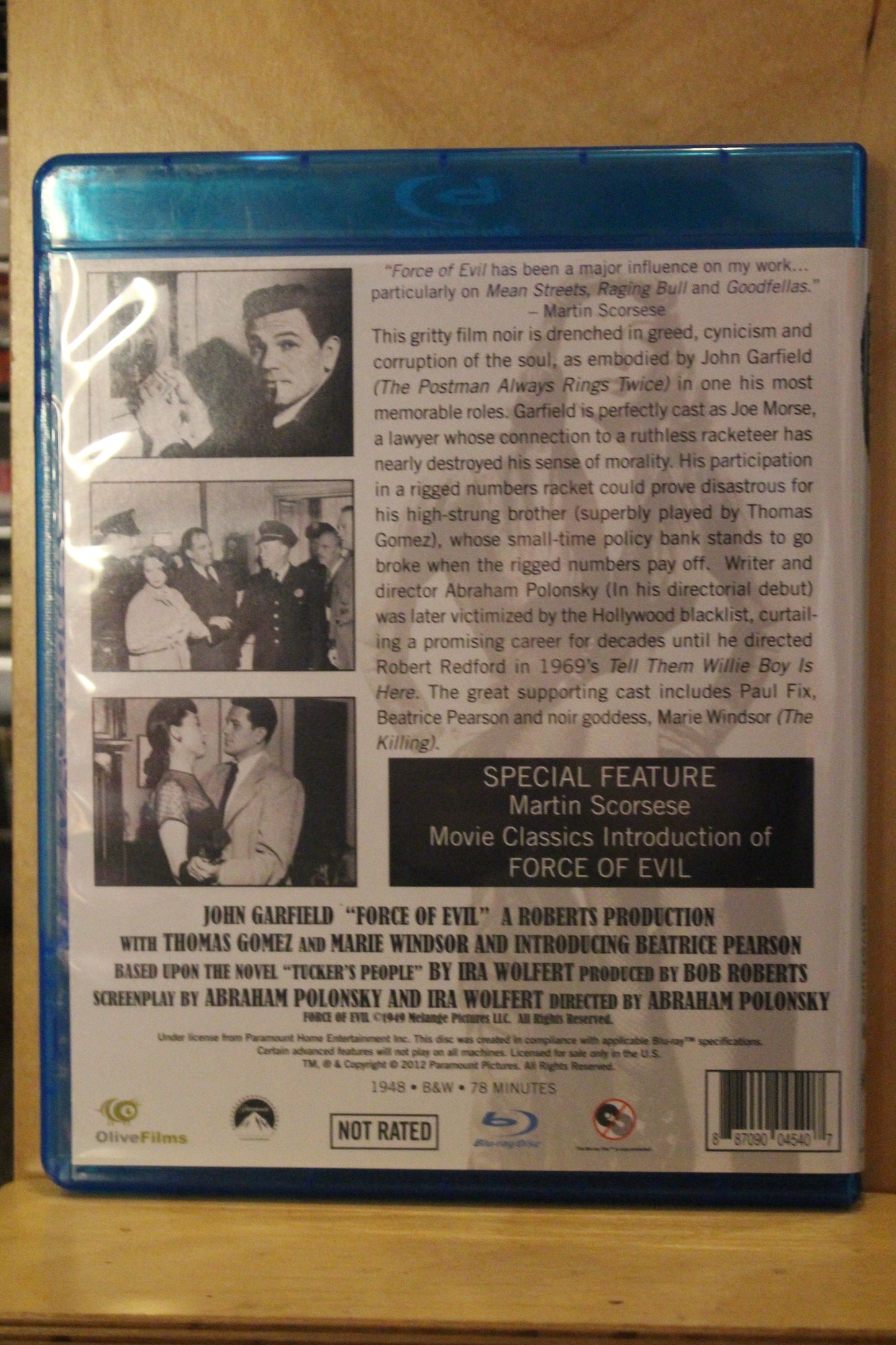 Force of Evil Blu-ray