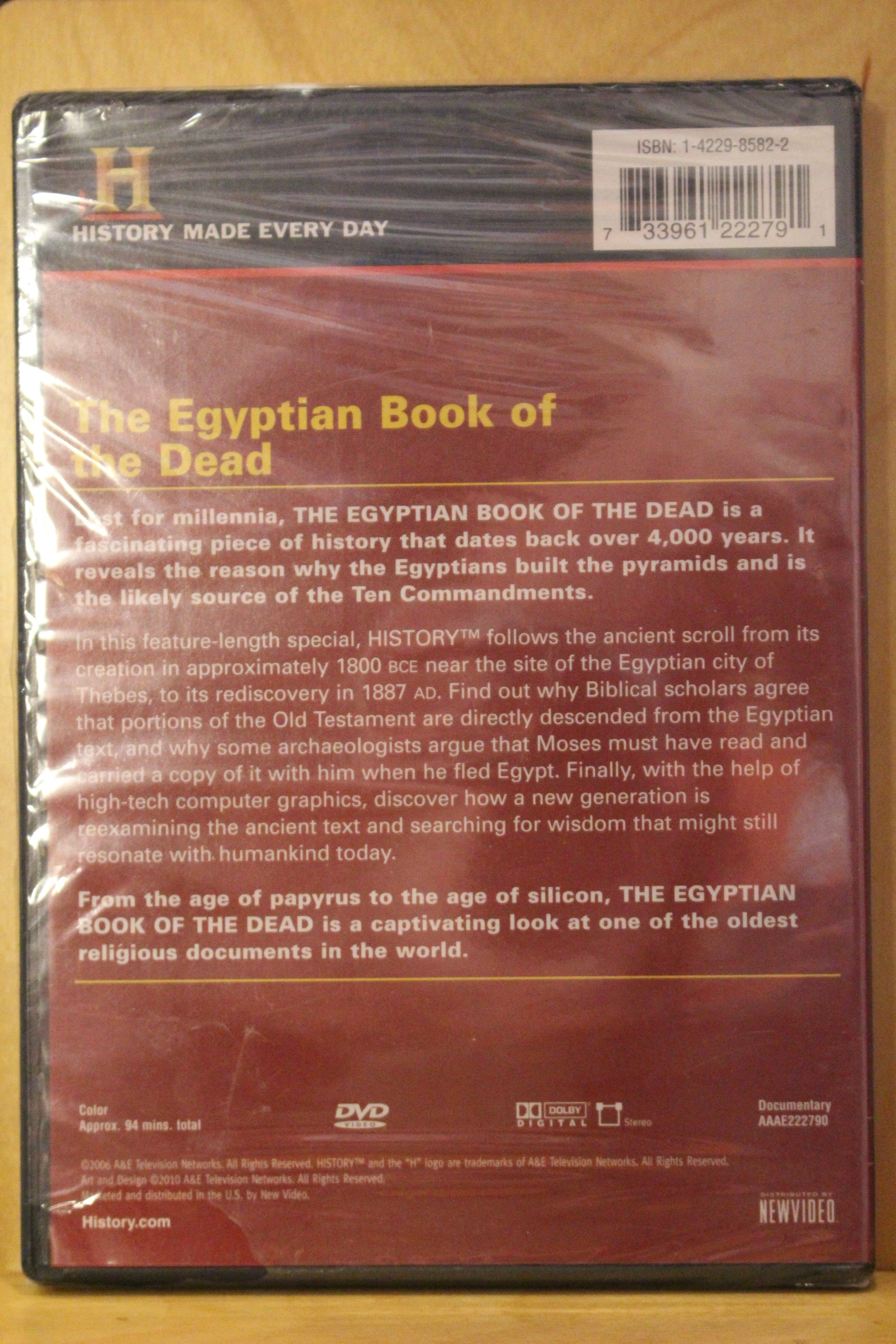 The Egyptian Book of the Dead DVD