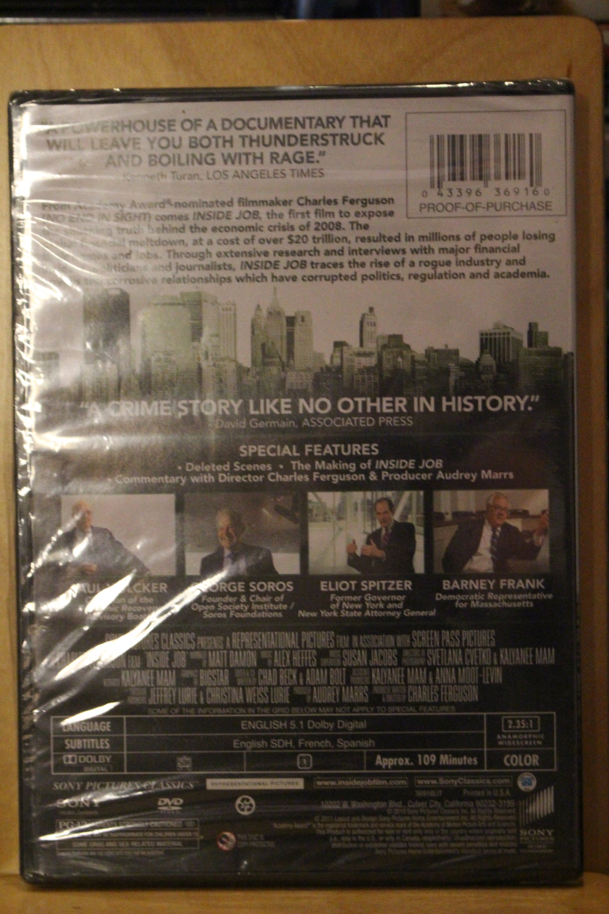 Inside Job DVD
