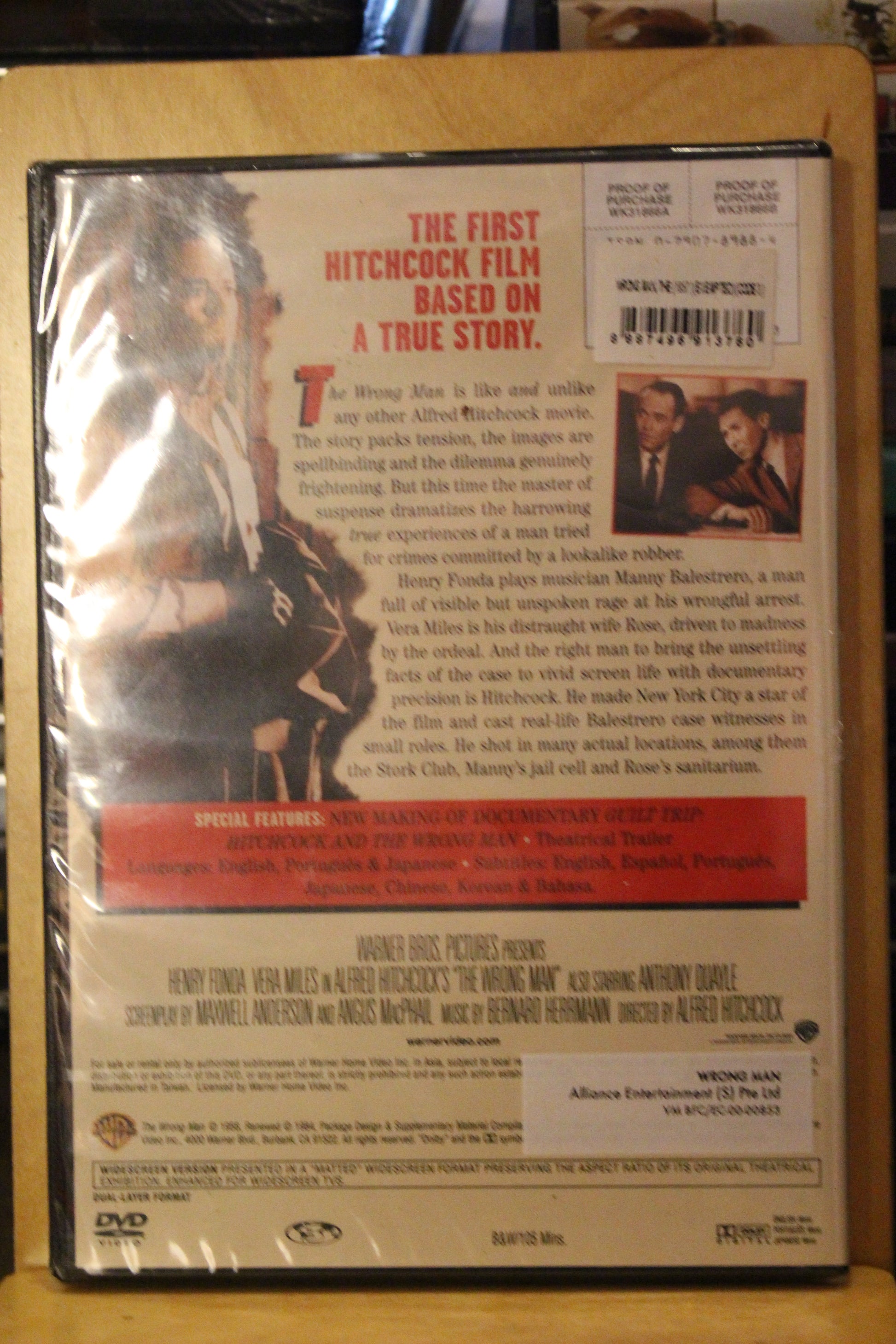 The Wrong Man DVD