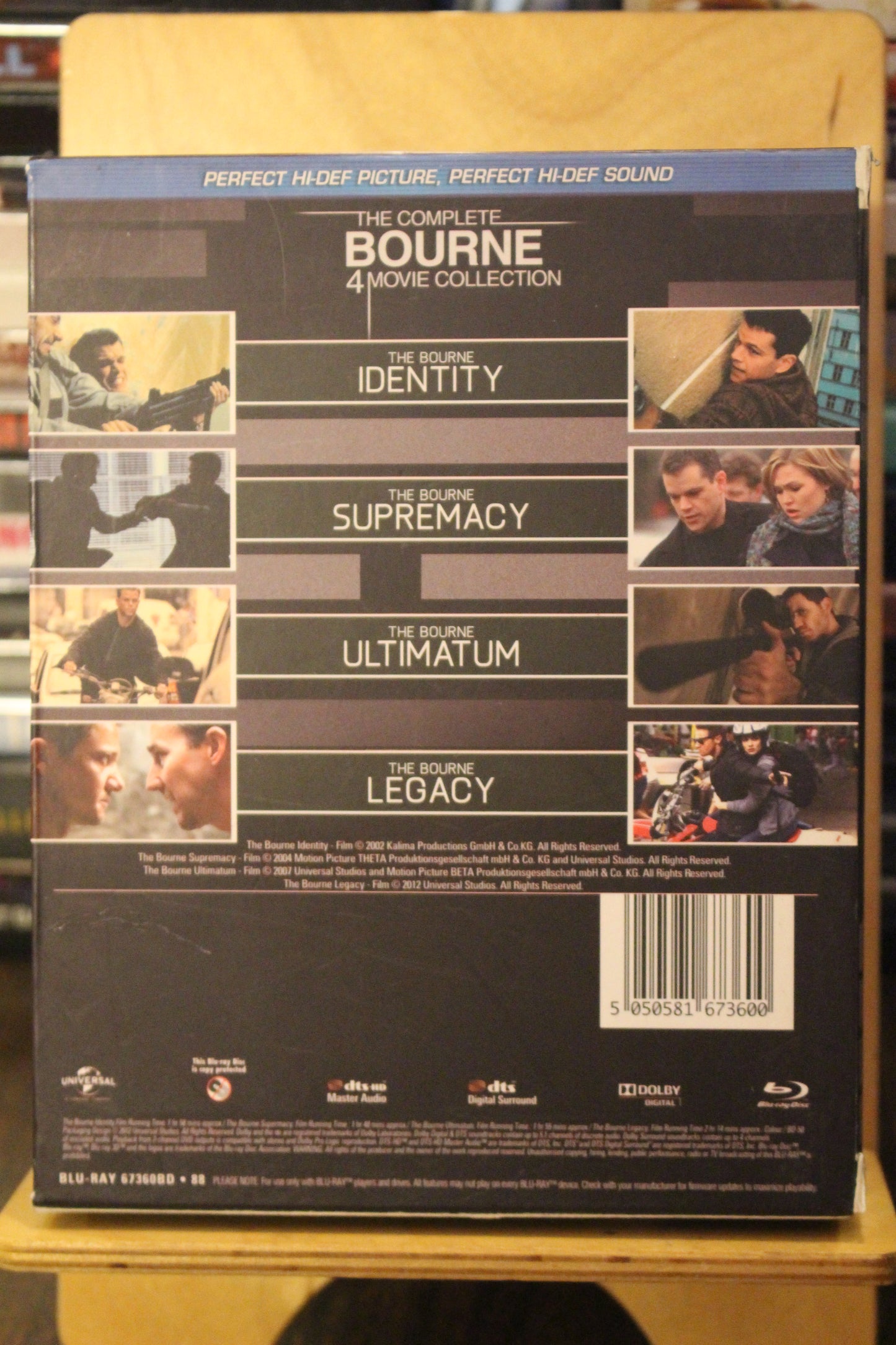 The Bourne Identity Blu-ray