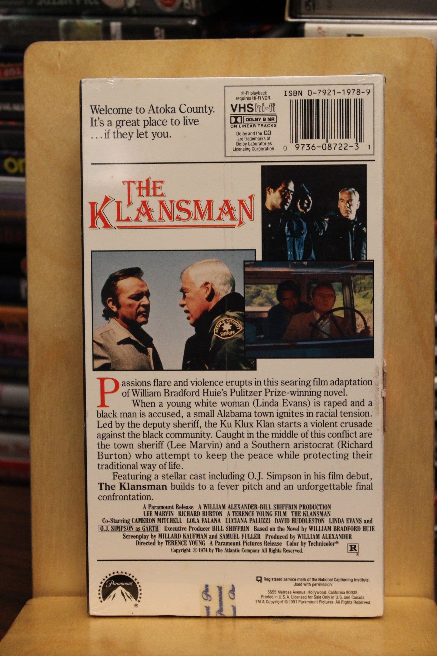 The Klansman VHS