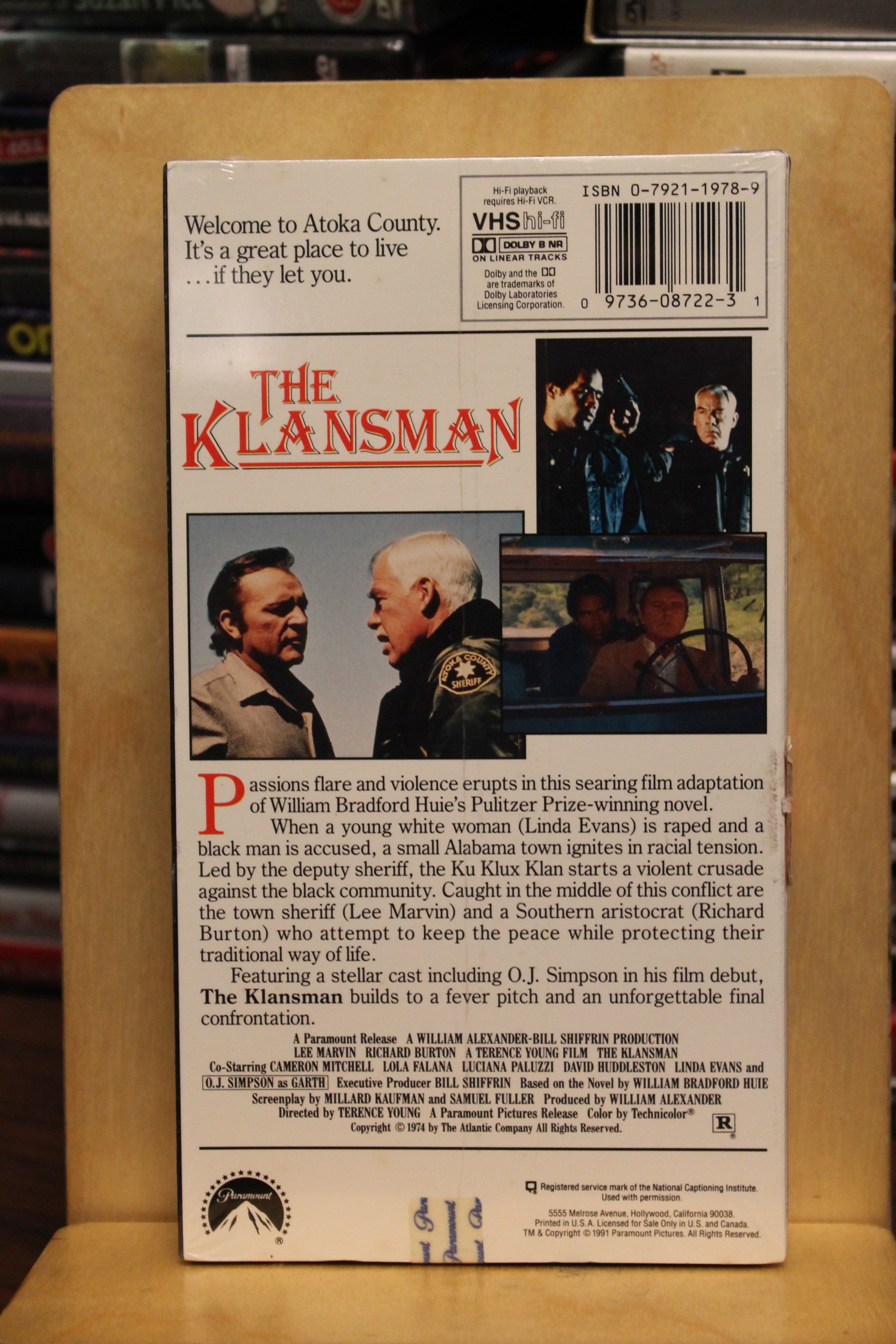 The Klansman VHS